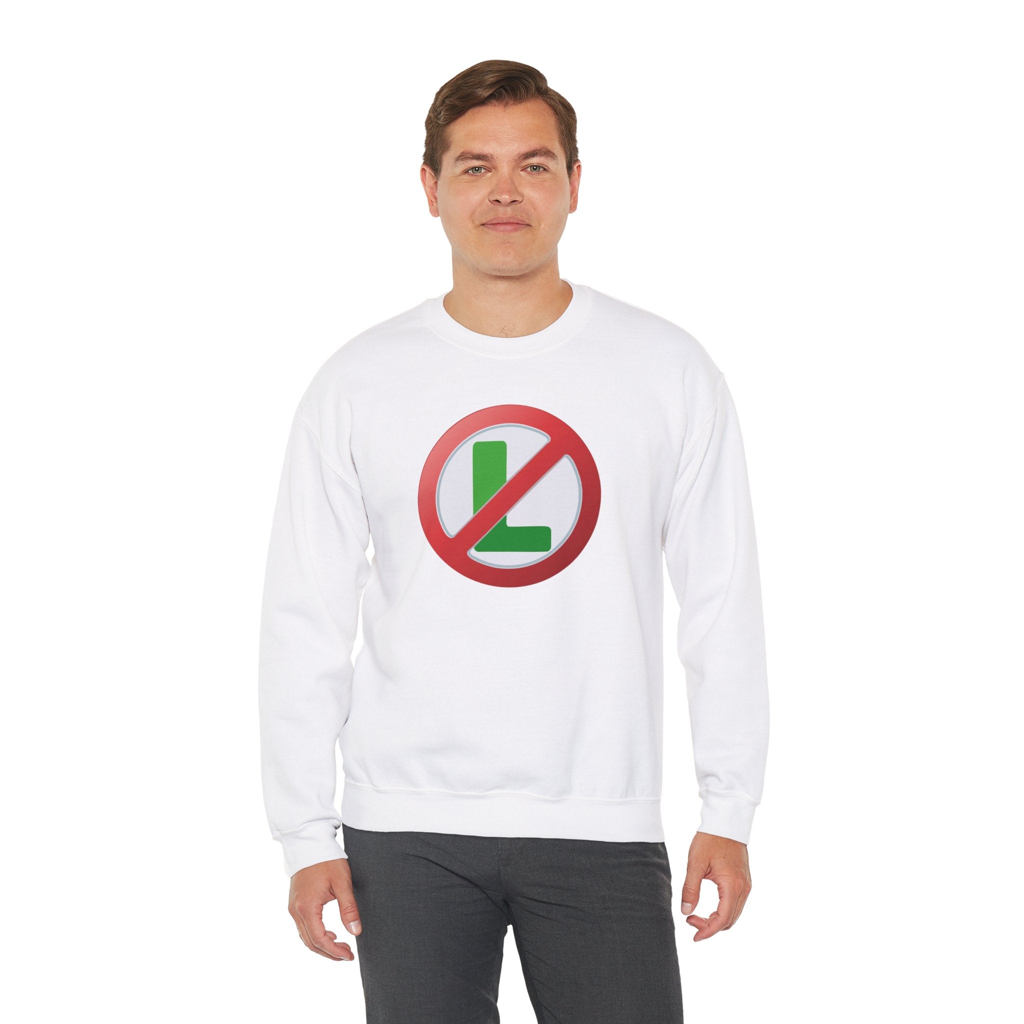 "No L" Christmas Sweatshirt | Funny Noel Pun Design - Deez Teez