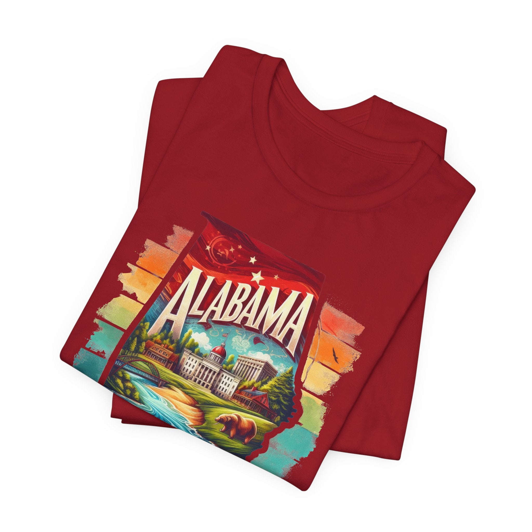 Alabama State Pride Jersey Tee - Deez Teez