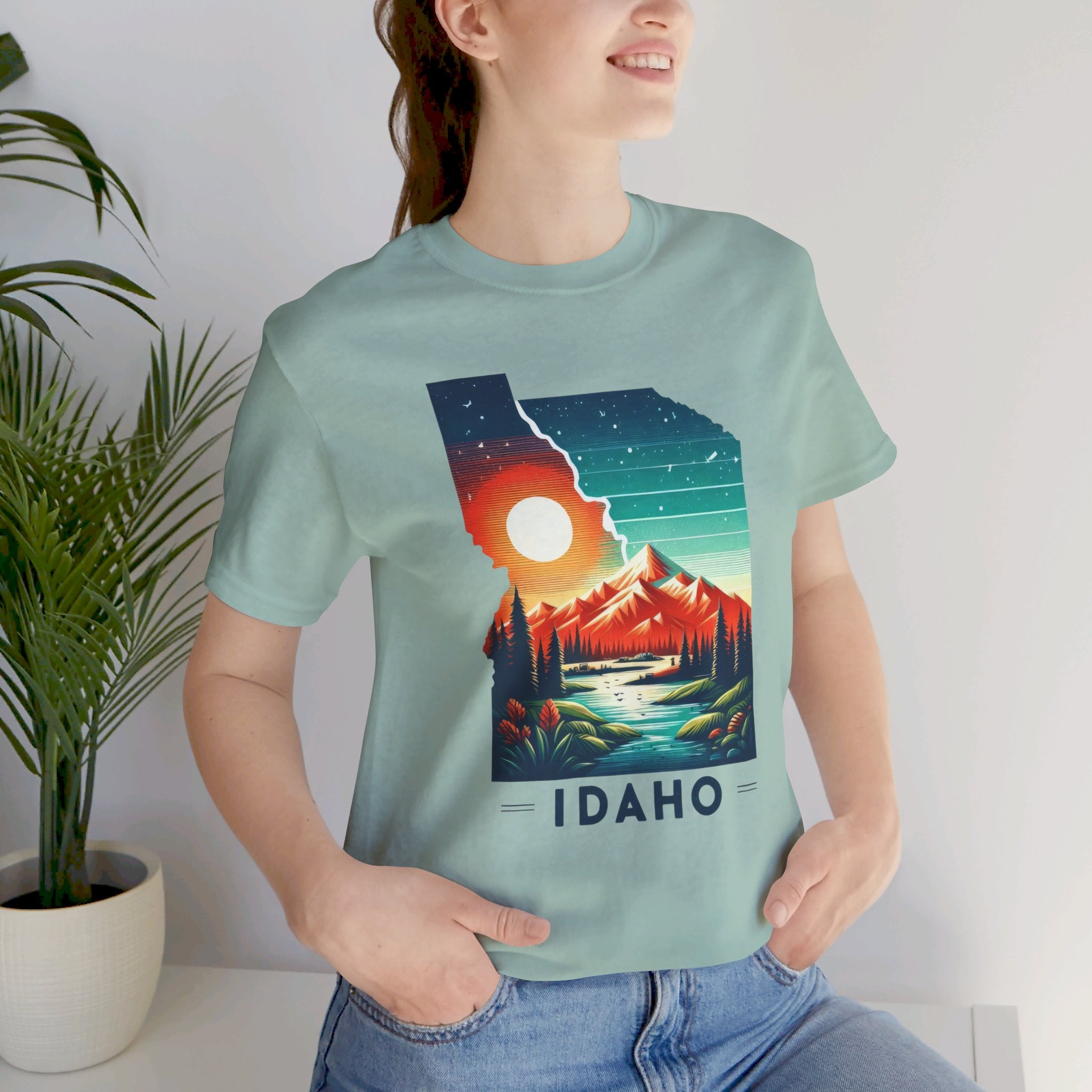 Idaho State Pride T-Shirt | State of Idaho Graphic T-Shirt - Deez Teez