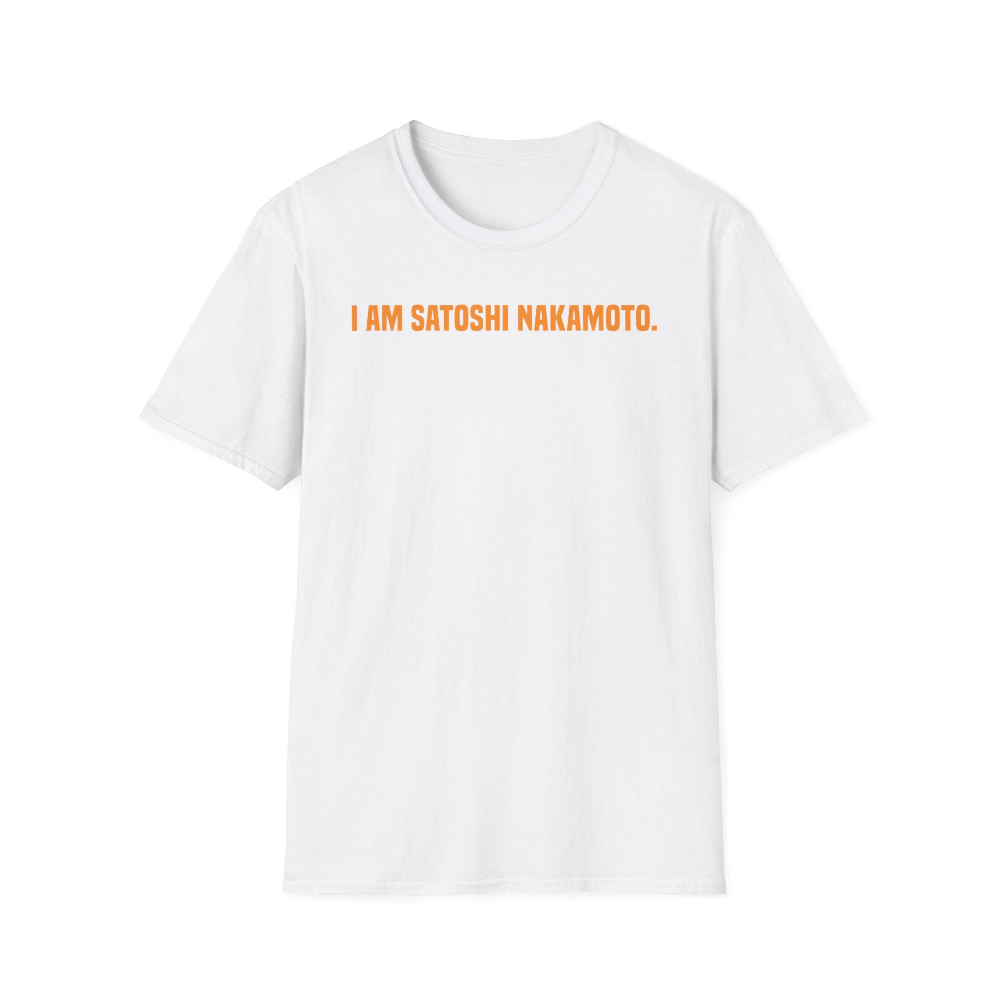 'I Am Satoshi Nakamoto' T-Shirt | Bitcoin Creator Supporter Tee - Deez Teez