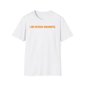 'I Am Satoshi Nakamoto' T-Shirt | Bitcoin Creator Supporter Tee - Deez Teez