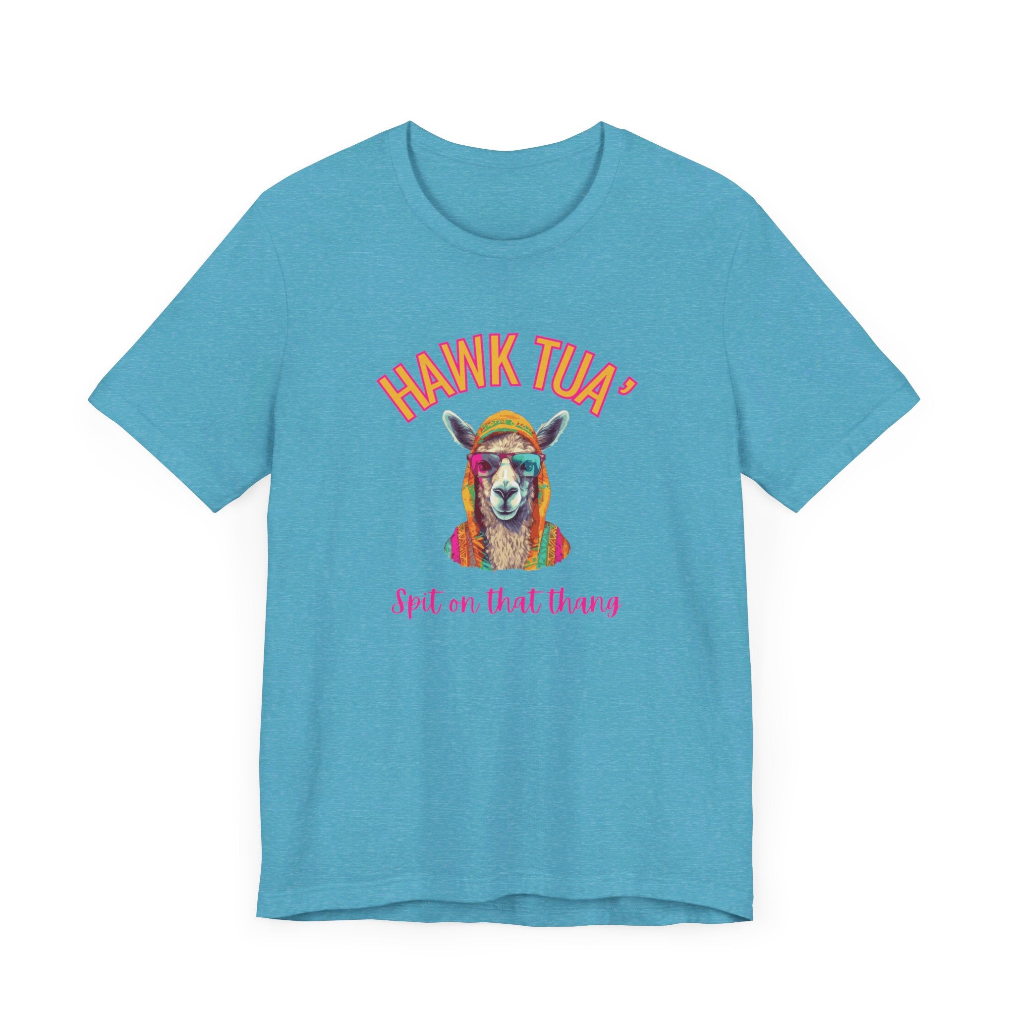 Hawk Tua Funny Parody T-Shirt | Llama Spit Edition - Deez Teez