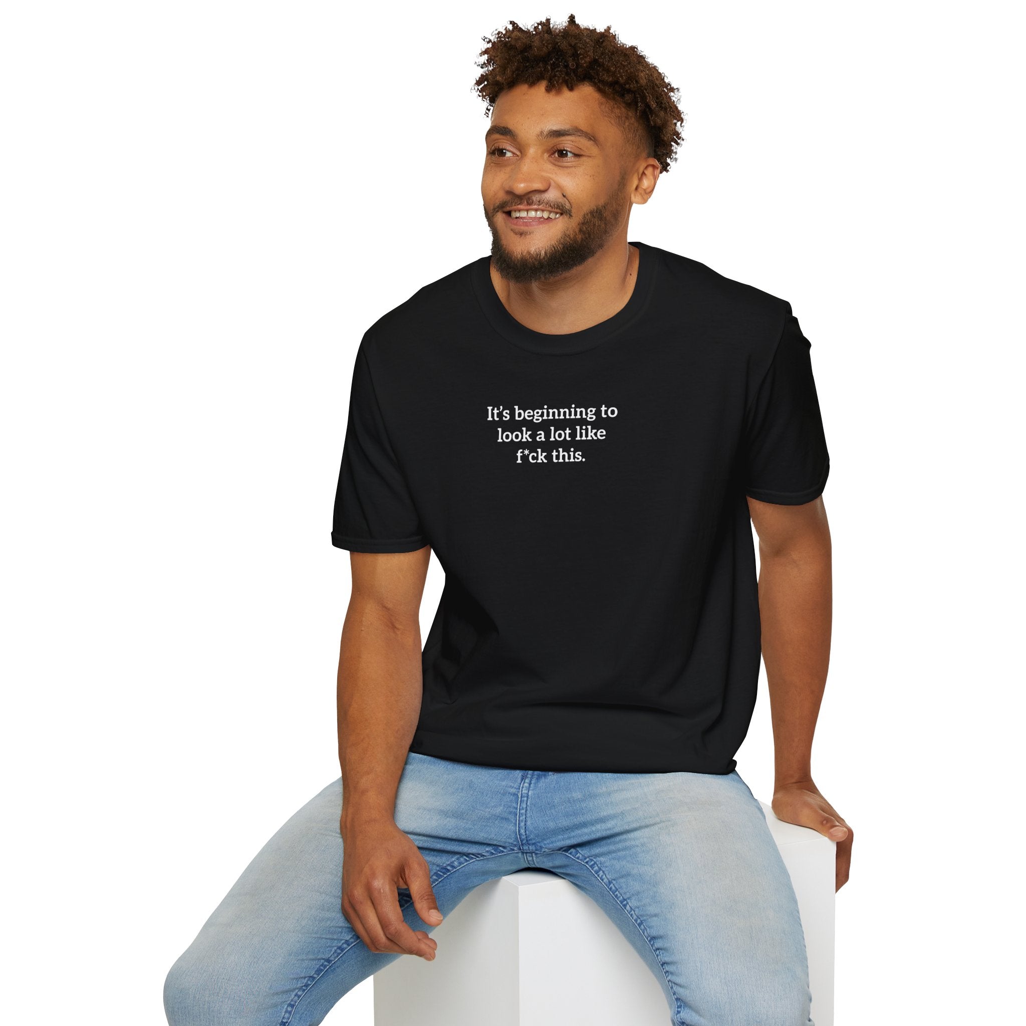 'It's Beginning To Look A Lot Like F*ck This' T-Shirt | Funny Gift Exchange Tee - Deez Teez