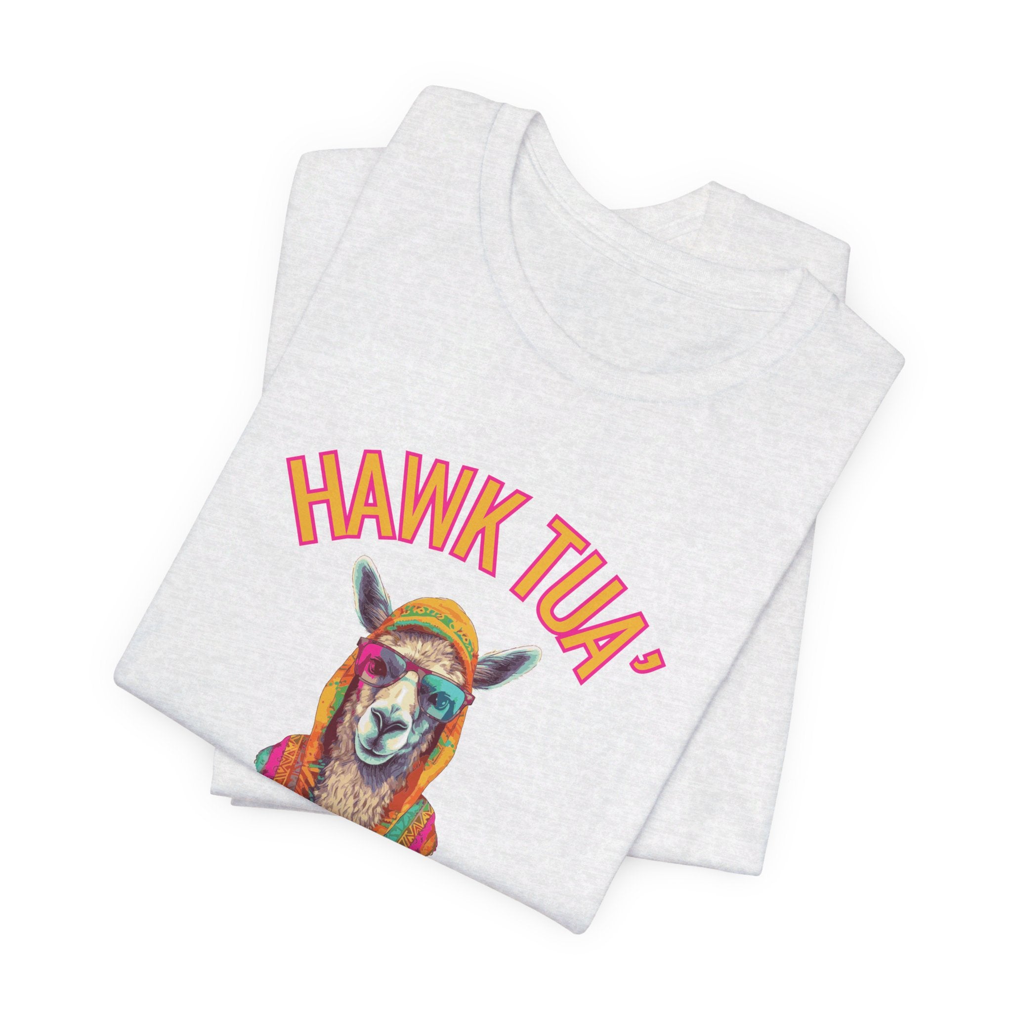 Hawk Tua Funny Parody T-Shirt | Llama Spit Edition - Deez Teez