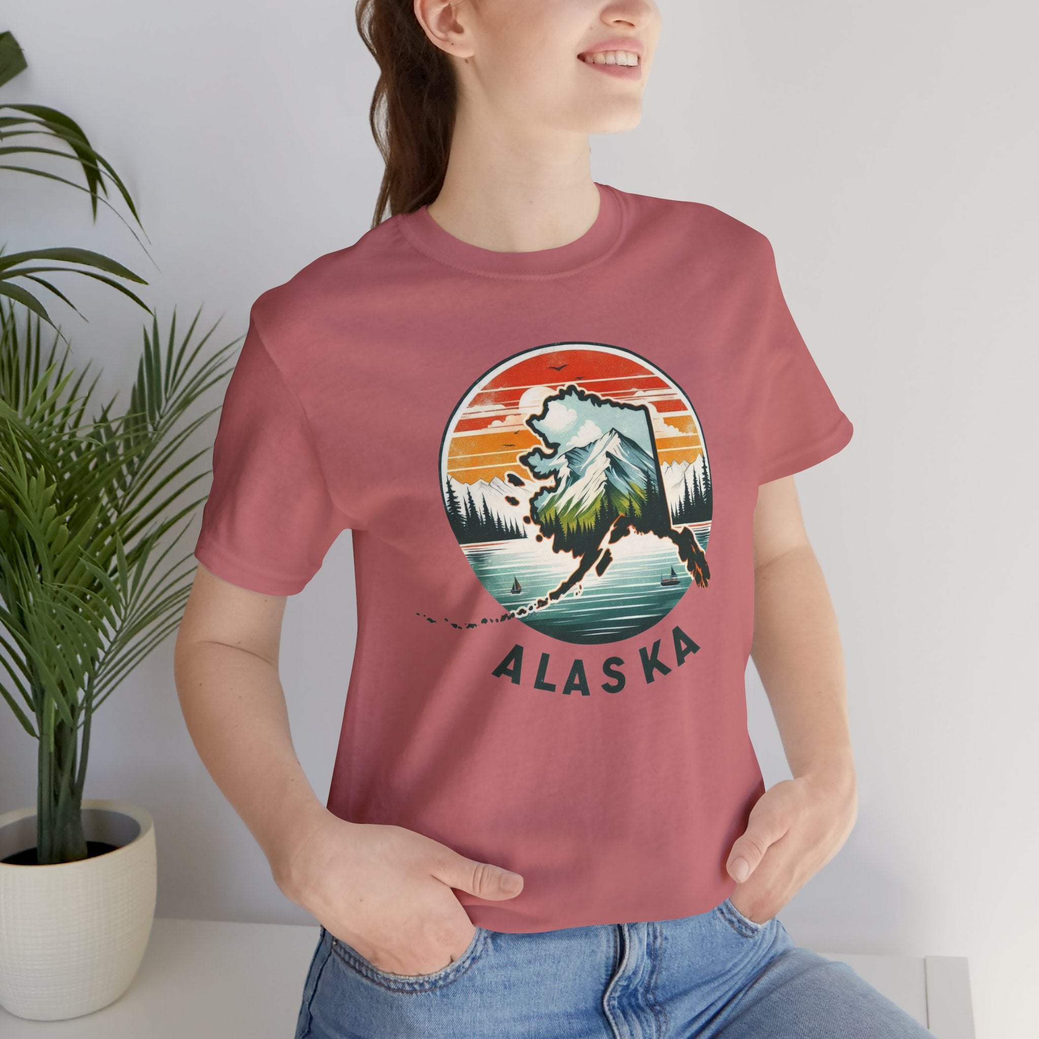Alaska State Pride Jersey T-Shirt - Deez Teez