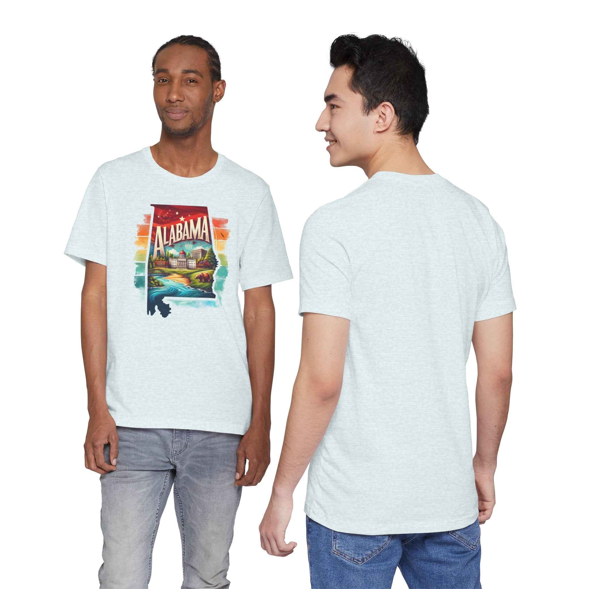 Alabama State Pride Jersey Tee - Deez Teez