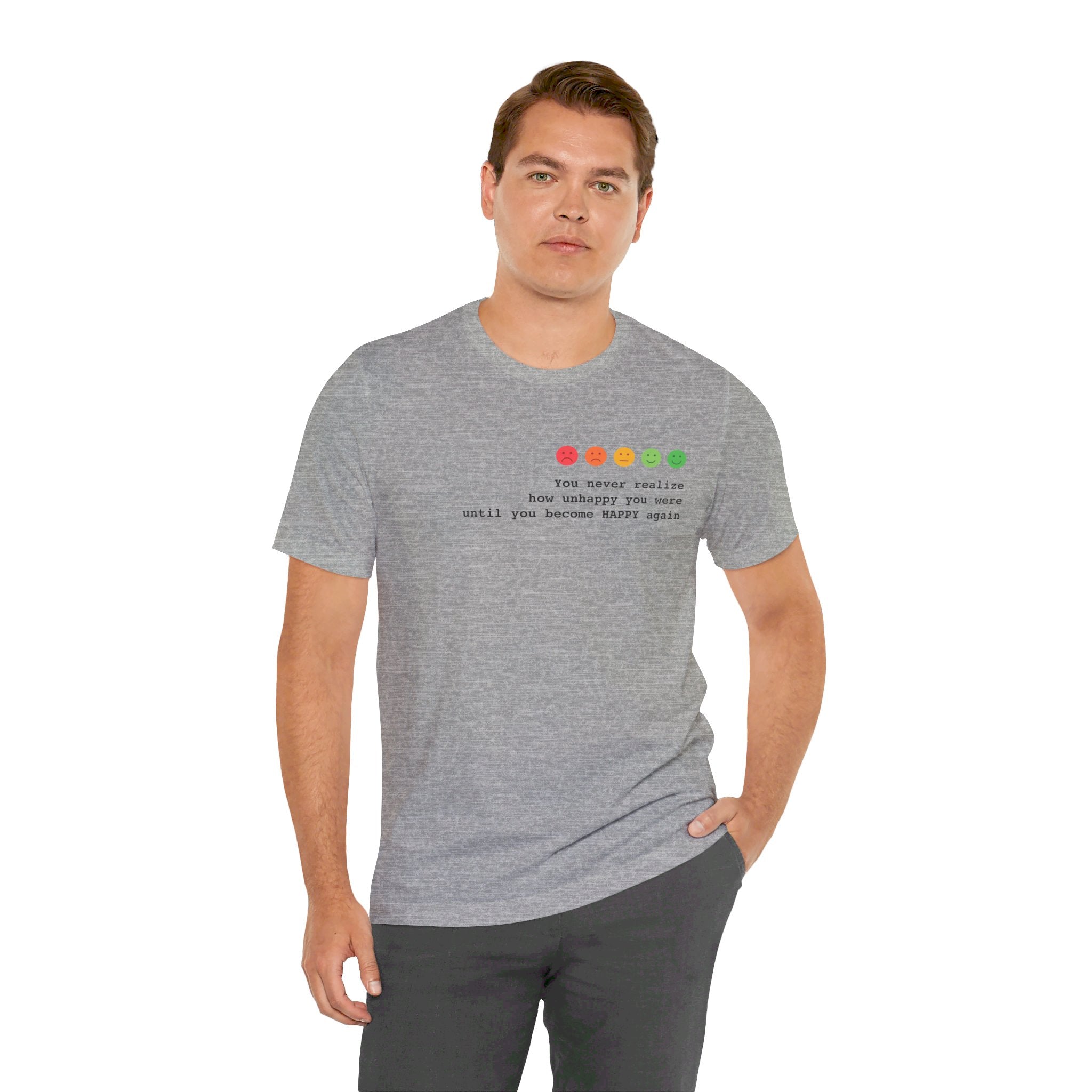 Happiness Quote T-Shirt | Happiness Realization - Deez Teez