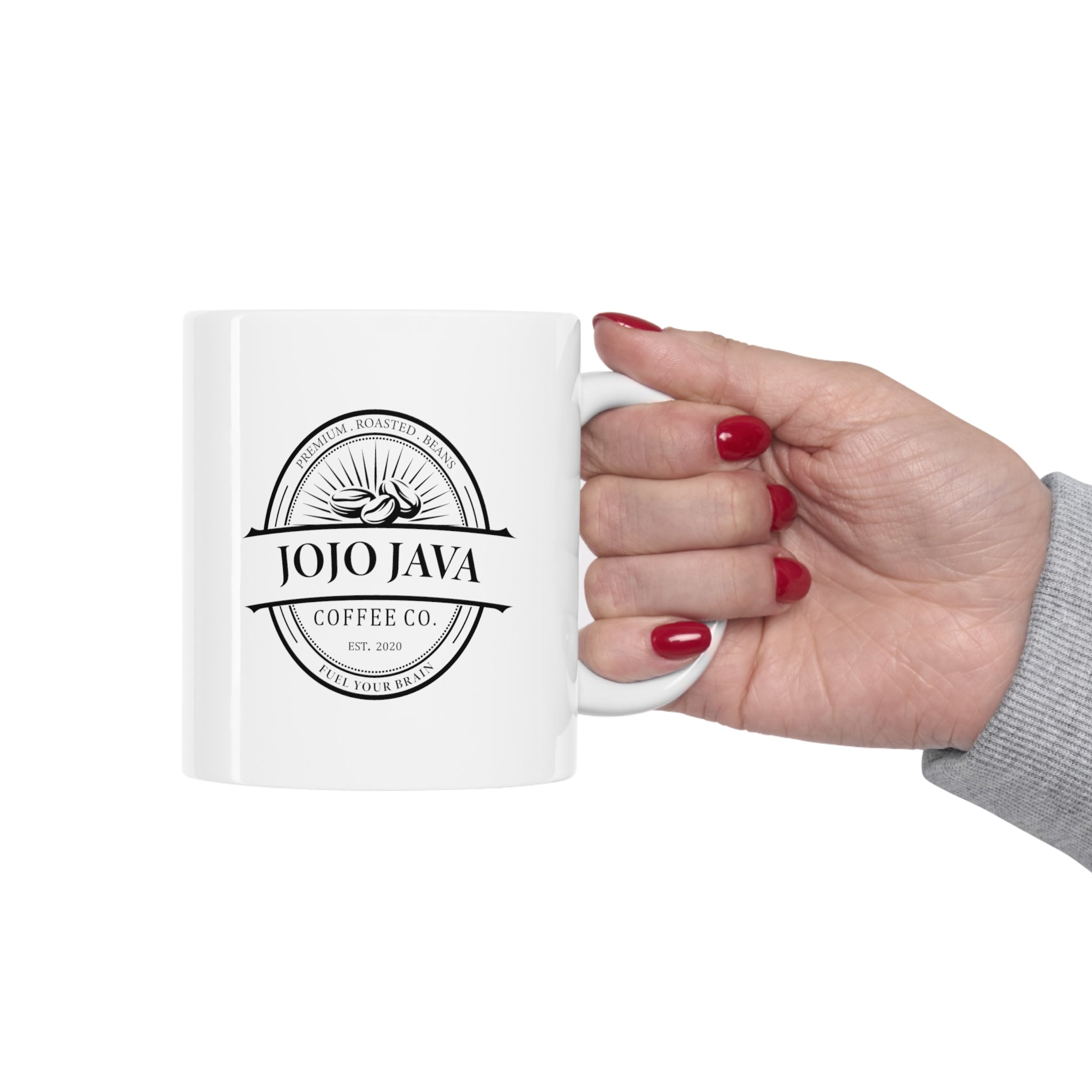 Today's Forecast: 100% Chance of Coffee | Jojo Java Branded Ceramic Mug 11oz - Deez Teez