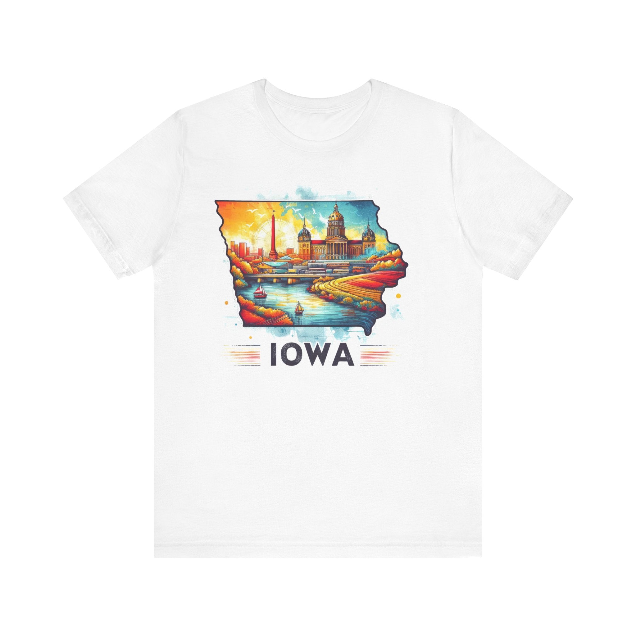 Iowa State Pride T-Shirt | State of Iowa Graphic Tee - Deez Teez