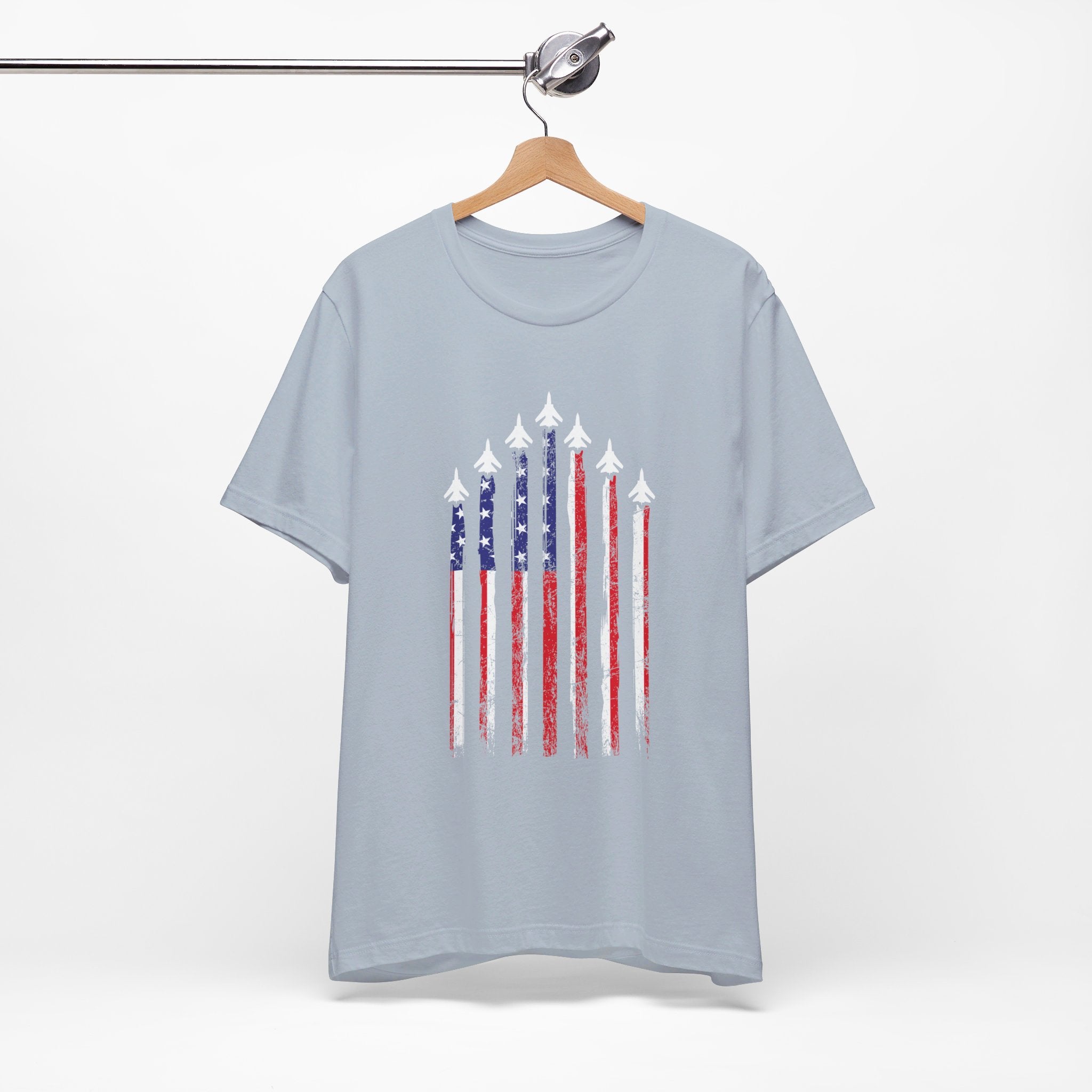 Military Honor T-Shirt | Jet Formation USA Tee | Gift for Airmen - Deez Teez