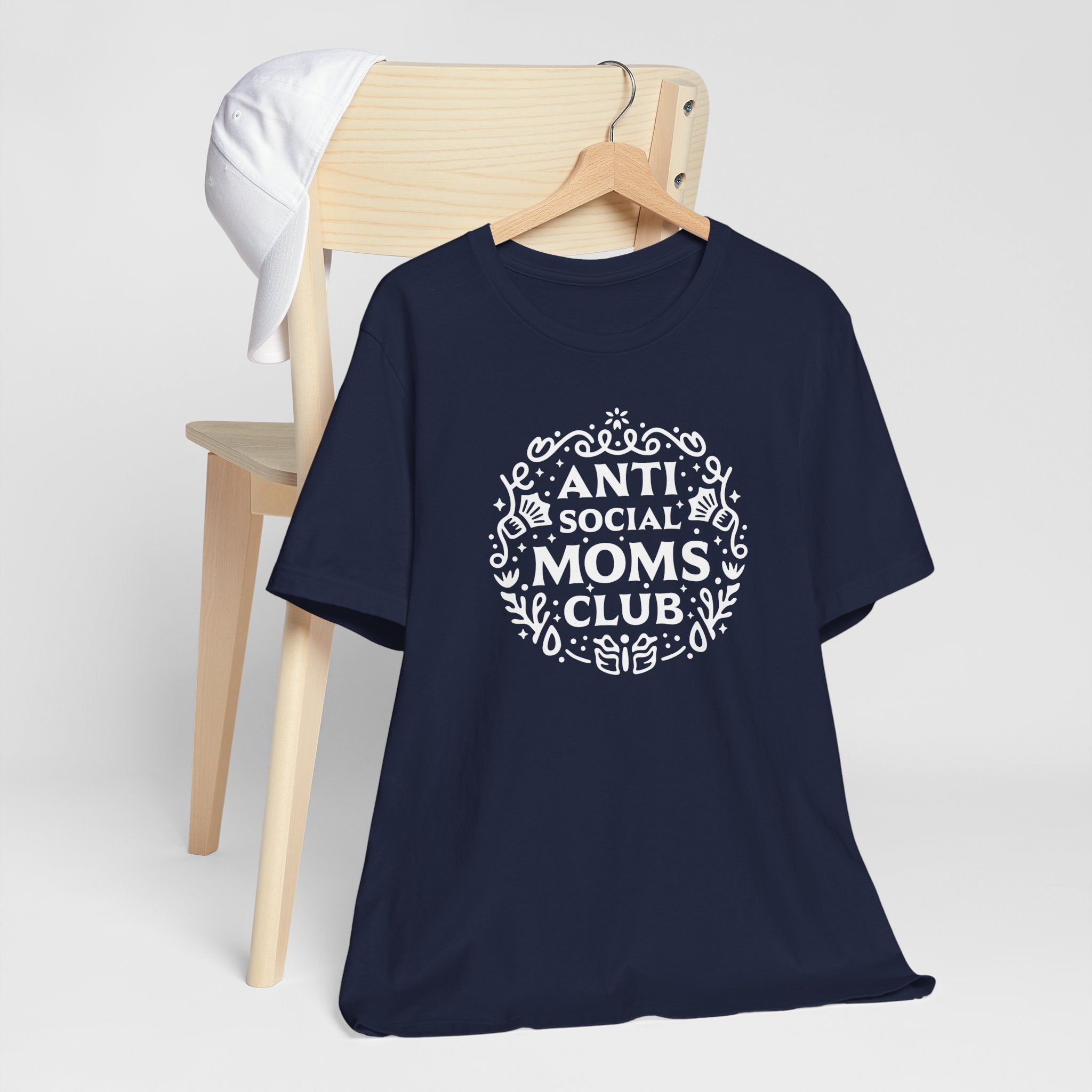 Anti-Social Moms Club T-Shirt | Funny Introvert Mom Tee