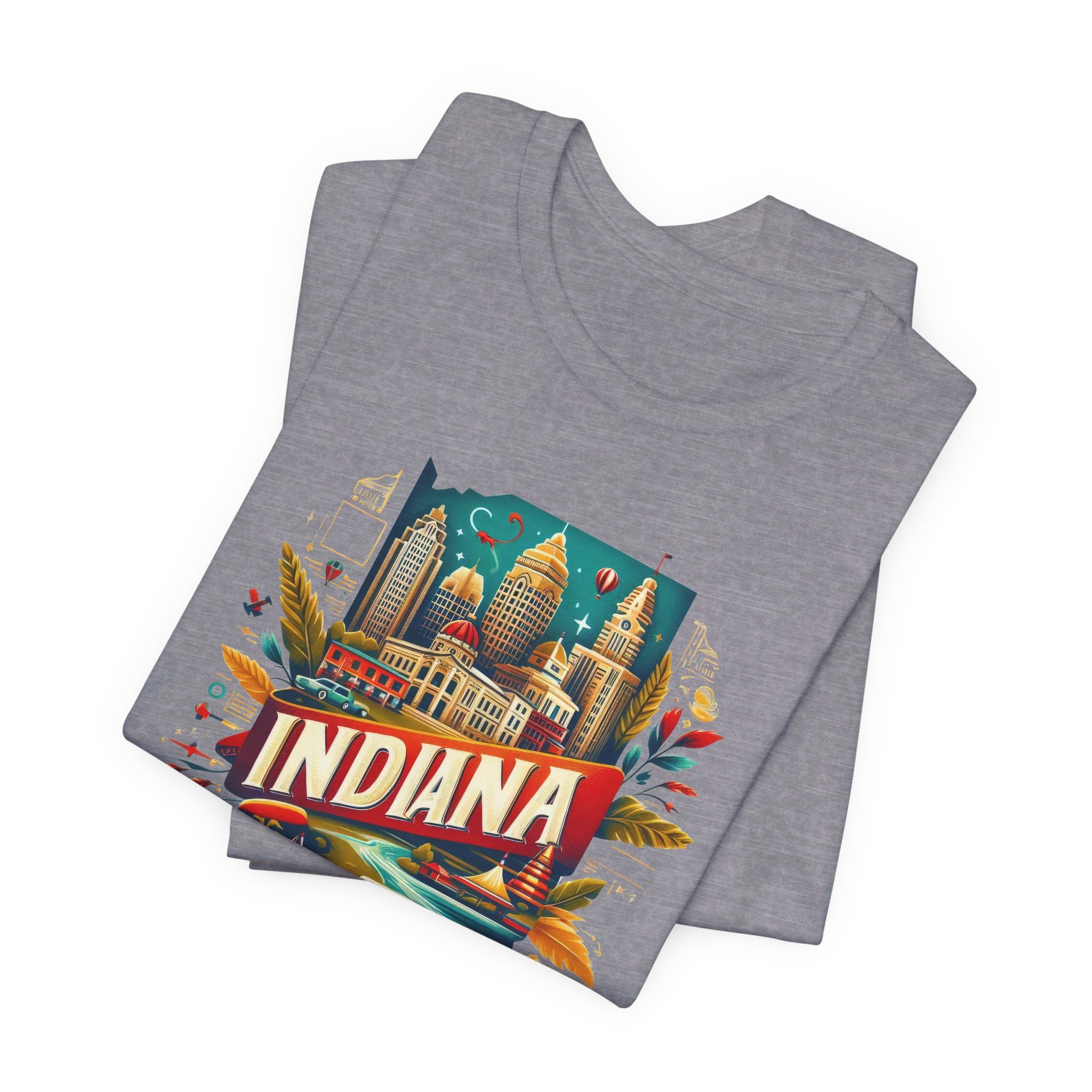 Indiana State Pride T-Shirt | State of Indiana Graphic Tee - Deez Teez