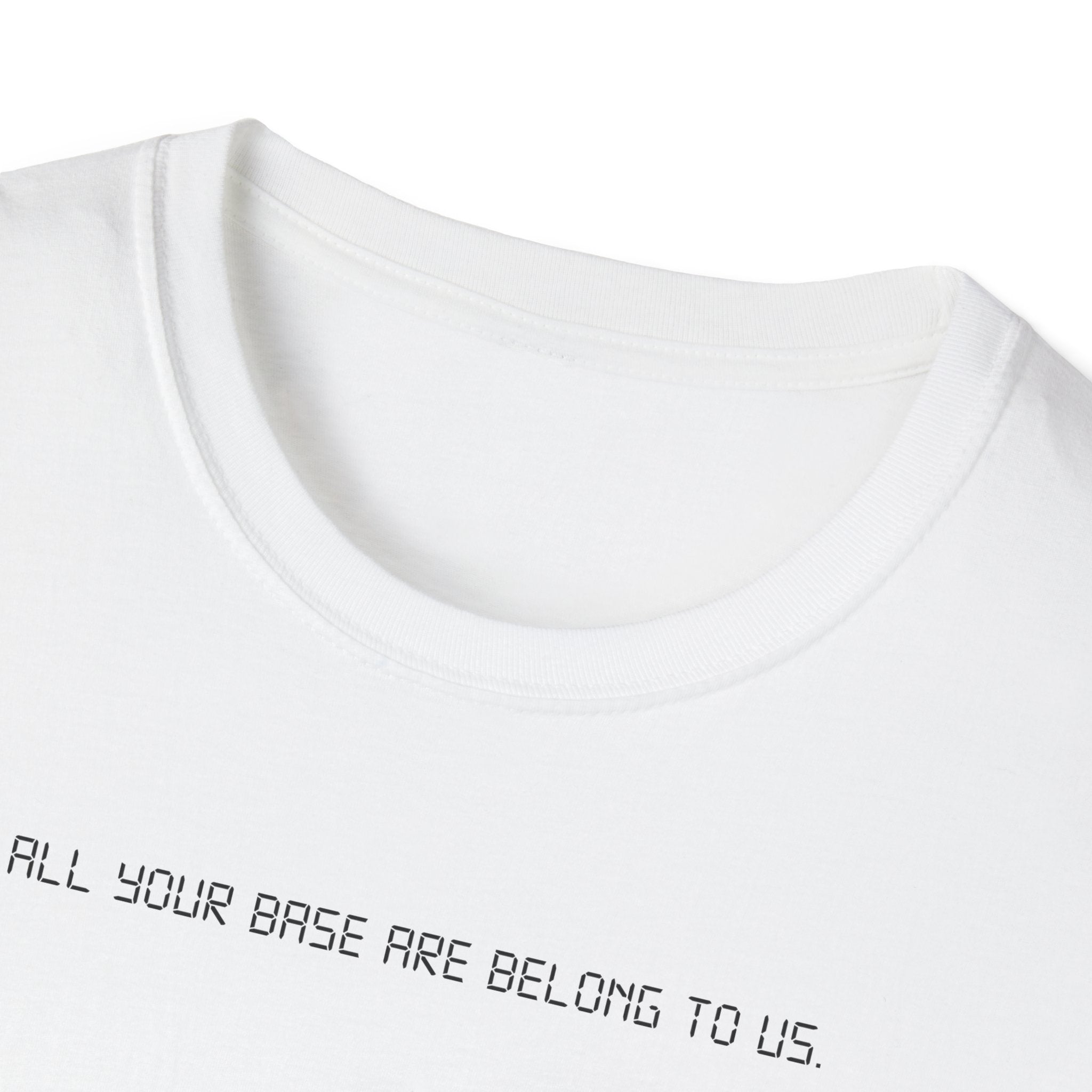 All Your Base Are Belong To Us T-Shirt | Zero Wing Retro Gamer Meme Tee