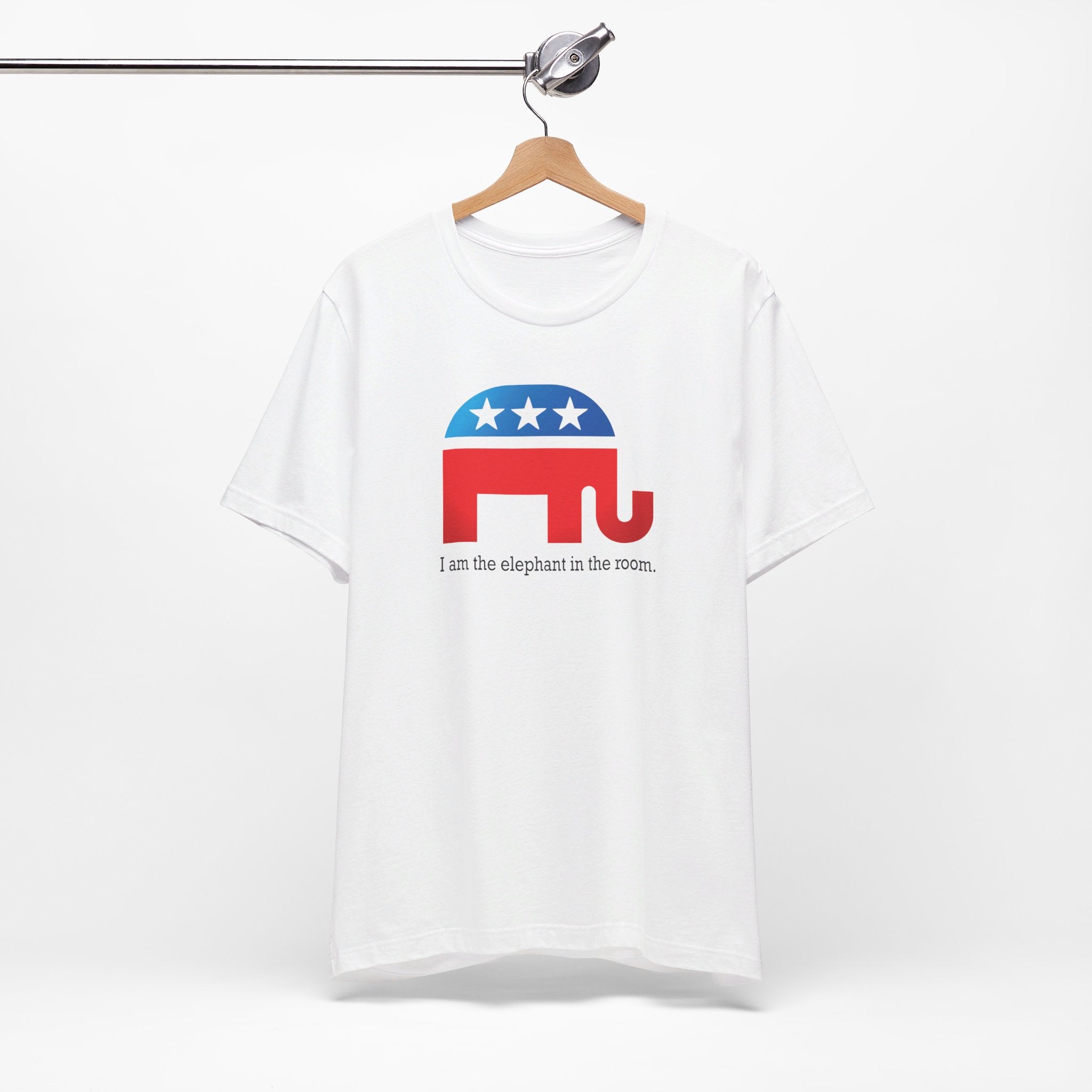 I am the Elephant in the Room (Republican Party) - Unisex Jersey Short Sleeve T-Shirt - Deez Teez