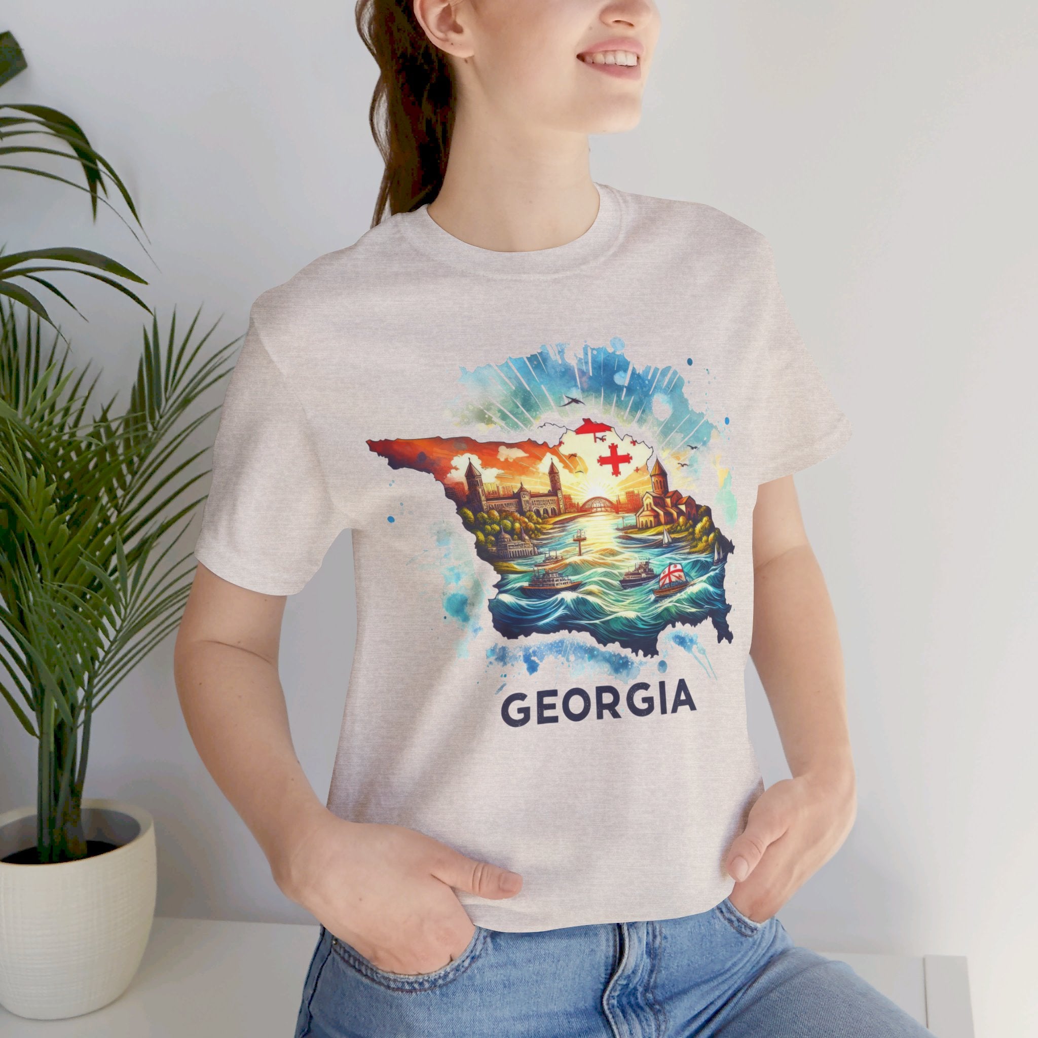 Georgia State Pride T-Shirt | State of Georgia Graphic Tee - Deez Teez