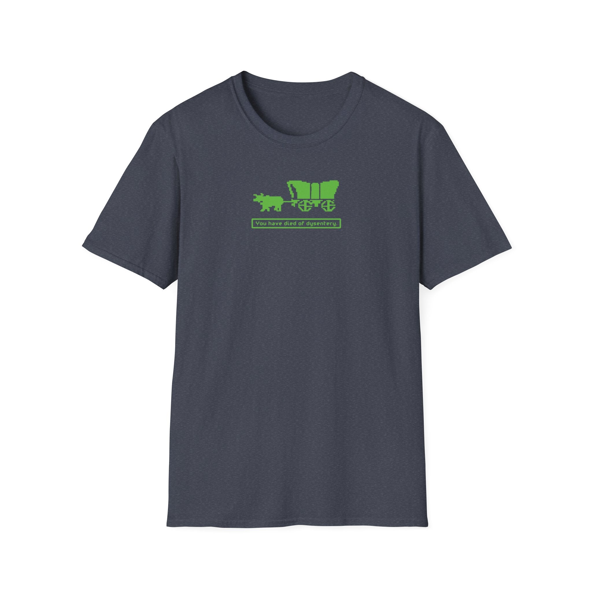 You Have Died of Dysentery T-shirt | Oregon Trail Video Game Classic Tee