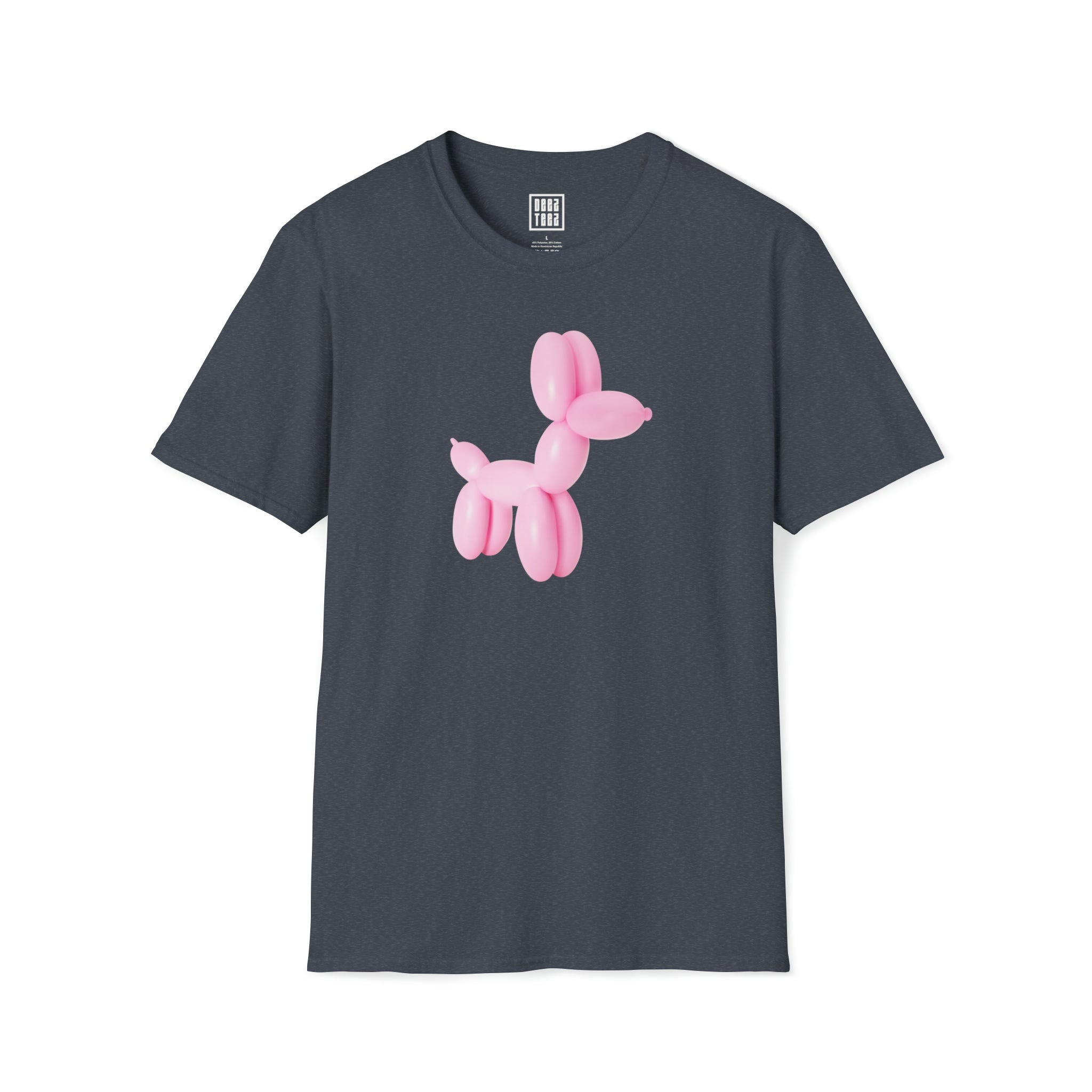 Pink Twisted Ballon Dog Graphic T-Shirt - Deez Teez