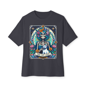 The Cat Lady Tarot Card T-Shirt | Feline Future Fantasy Tee - Deez Teez