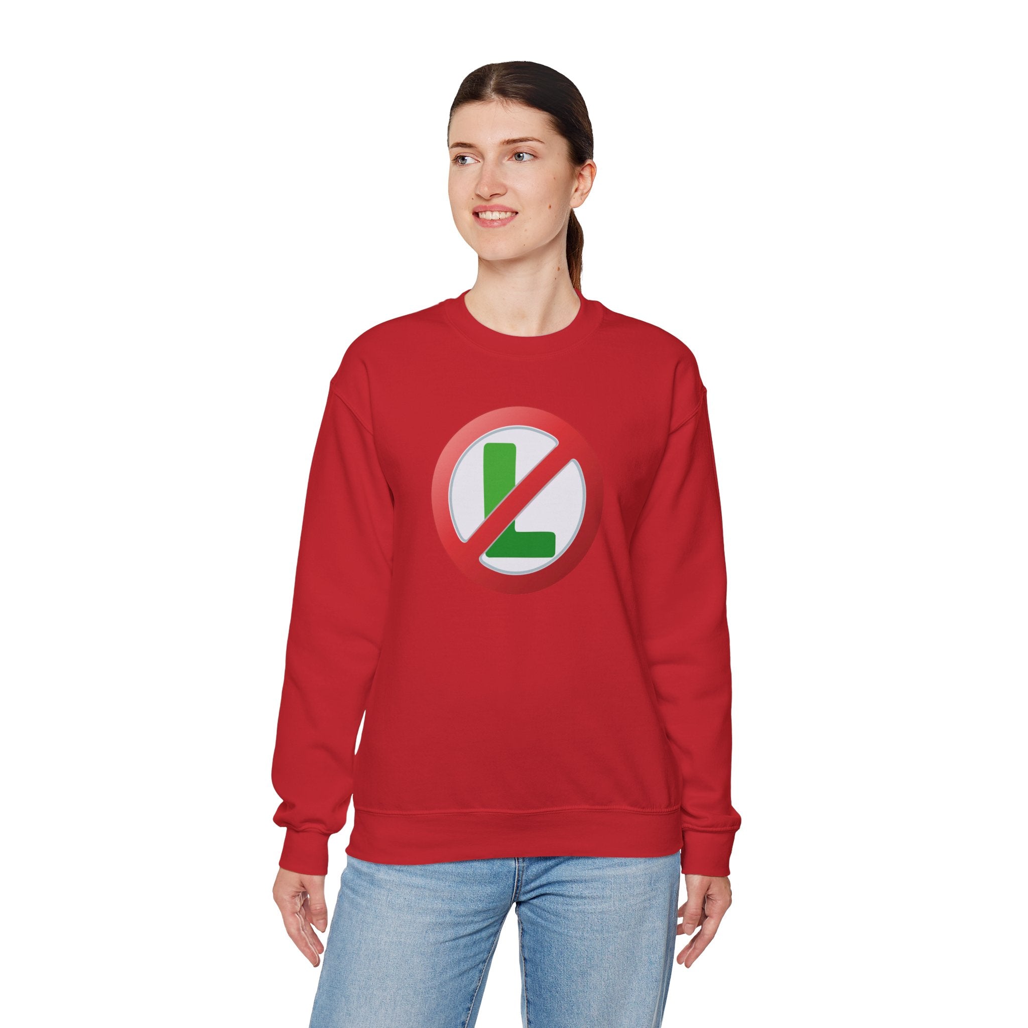 "No L" Christmas Sweatshirt | Funny Noel Pun Design