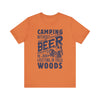 Camping Without Beer T-Shirt | Outdoor Enthusiast Tee | Sarcastic Beer Shirt - Deez Teez