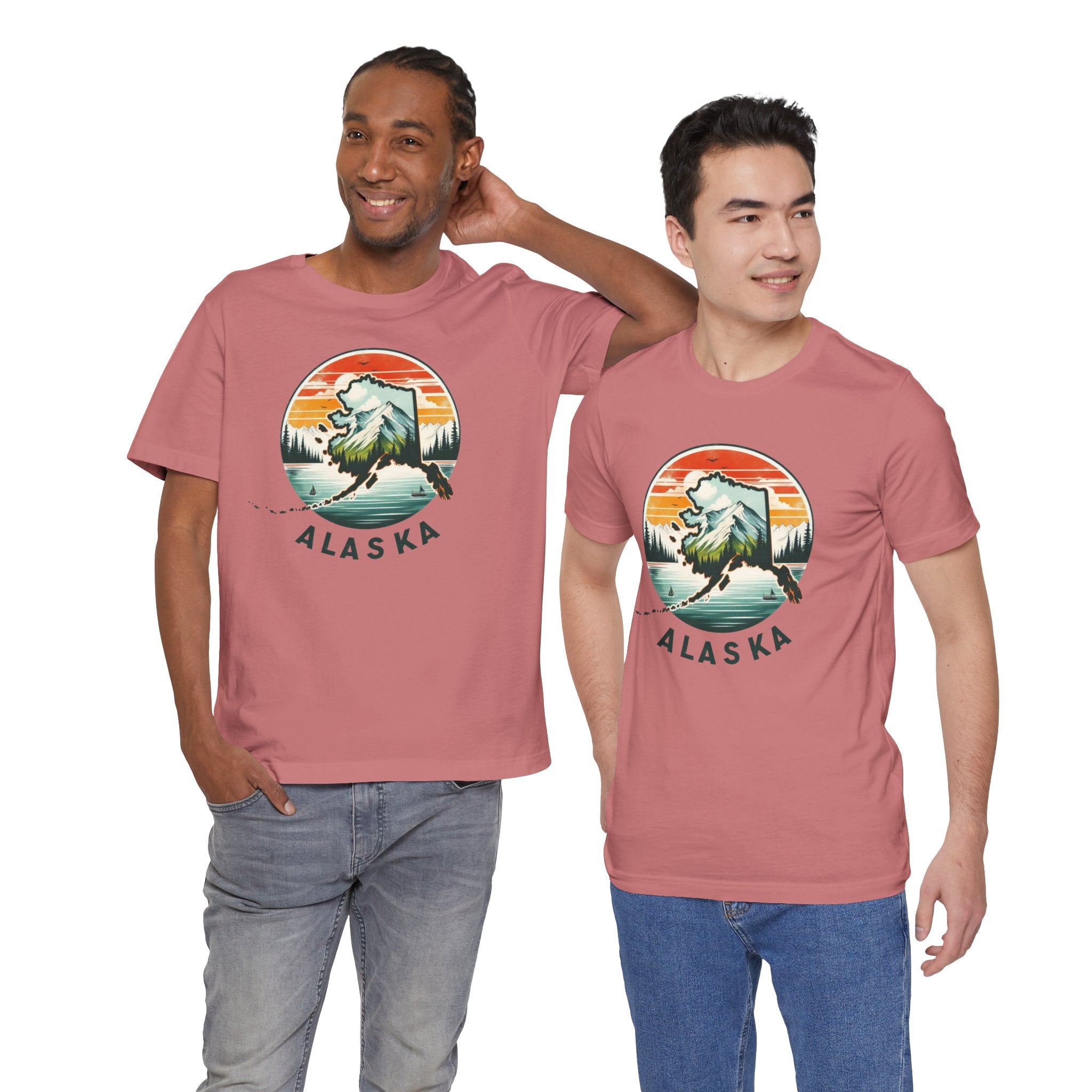 Alaska State Pride Jersey T-Shirt - Deez Teez