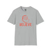 Classic Santa Claus 'Believe' Christmas Softstyle T-Shirt - Deez Teez