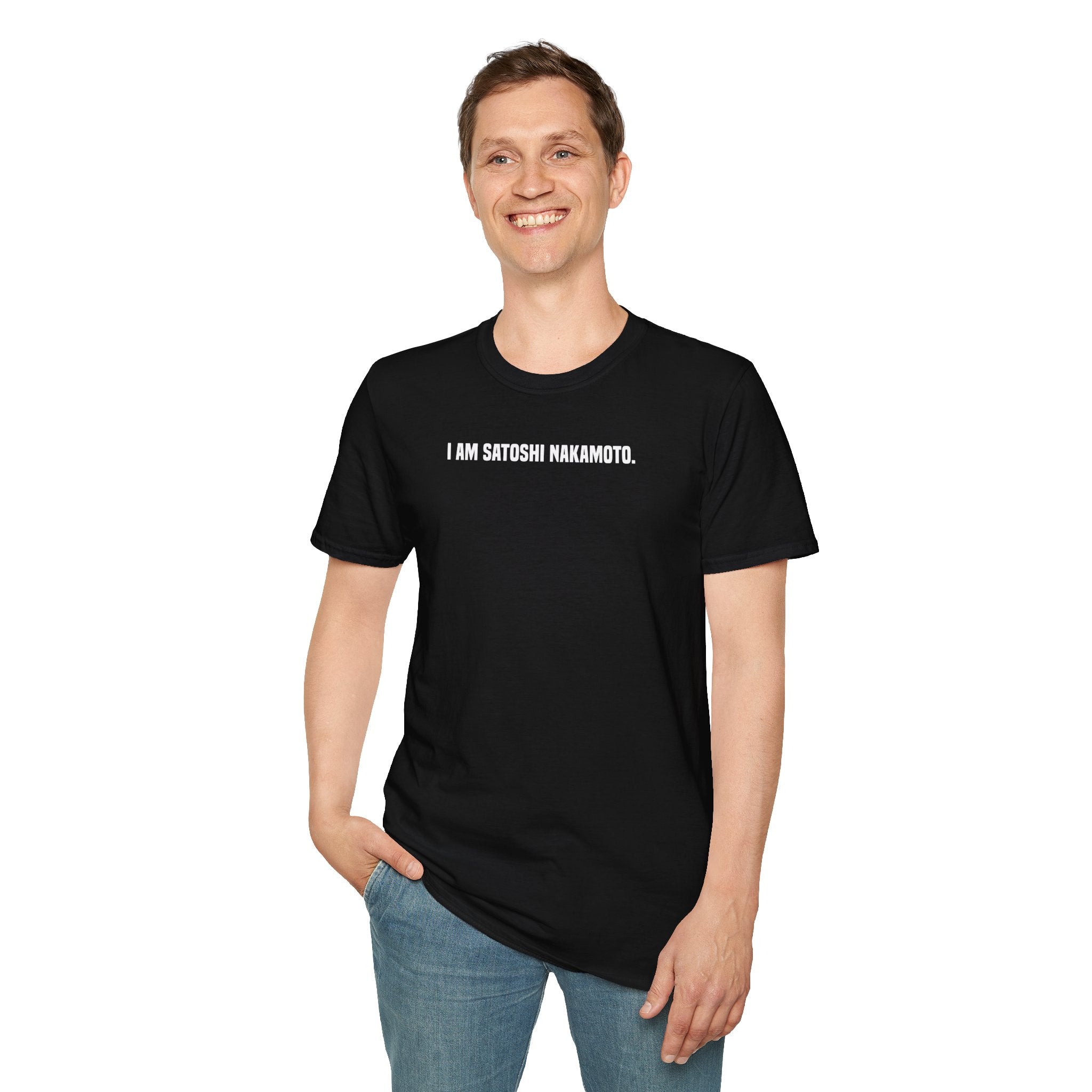 'I Am Satoshi Nakamoto' T-Shirt | Bitcoin Creator Supporter Tee