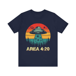 Area 420 Cannabis T-Shirt | Spaced Out Crewneck T-Shirt - Deez Teez