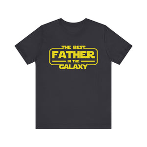 Best Father in the Galaxy T-Shirt | Classic Movie Fathers Day Gift - Deez Teez