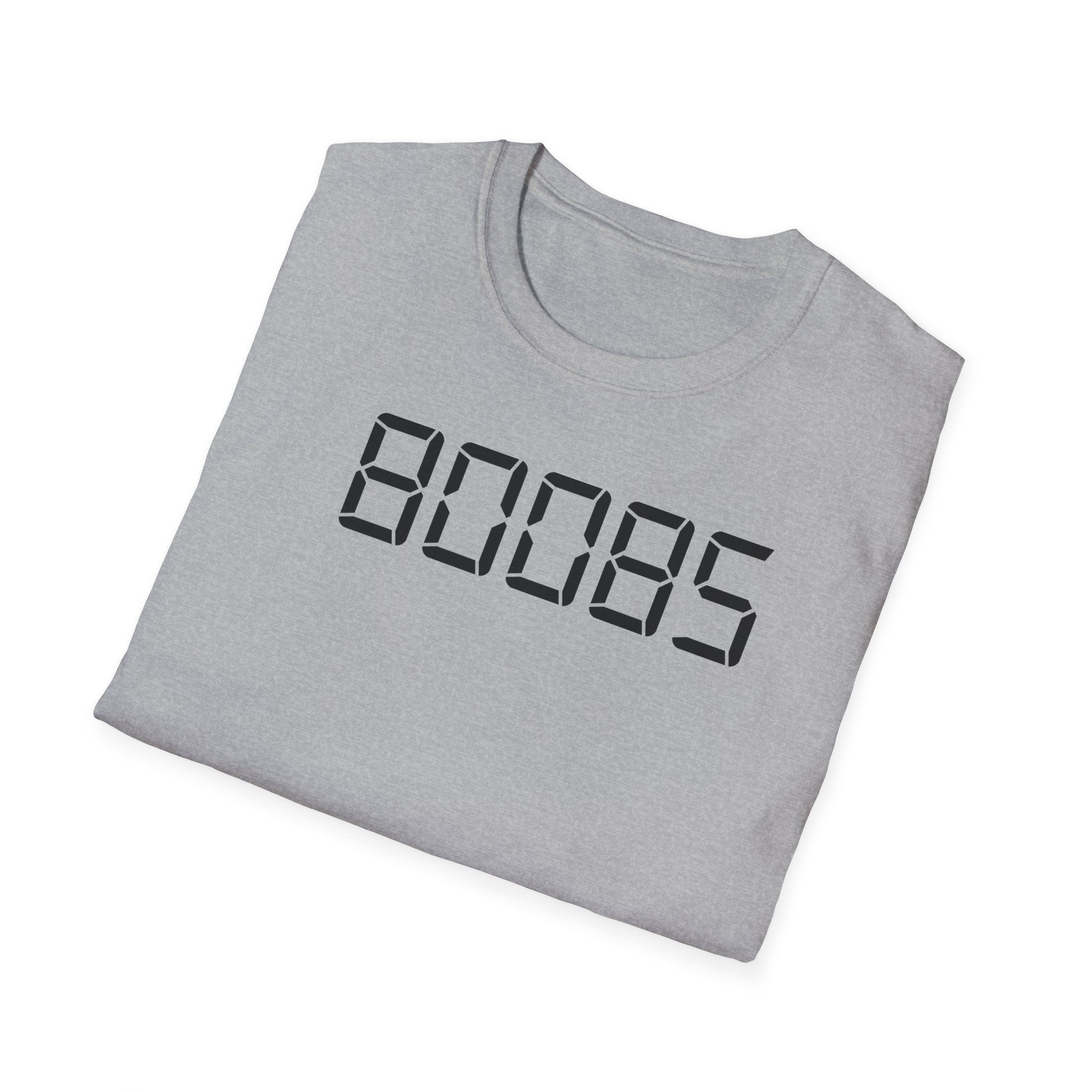 80085 'BOOBS' T-Shirt | Funny Calculator Display Text Tee