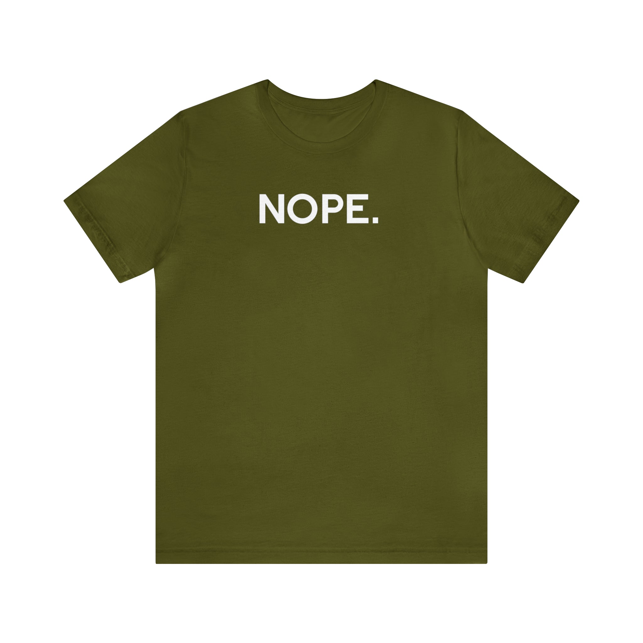 'Nope' Bold Statement Unisex Crewneck T-Shirt - Deez Teez