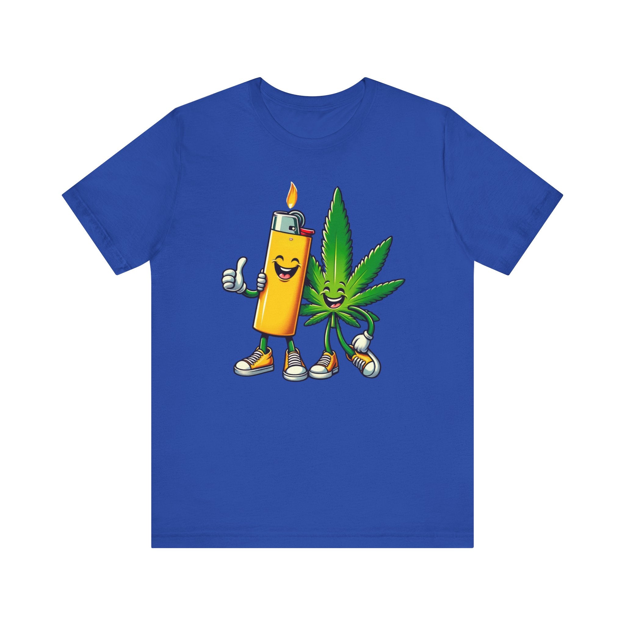 Best Buds Weed T-Shirt | Leaf and Lighter Tee - Deez Teez