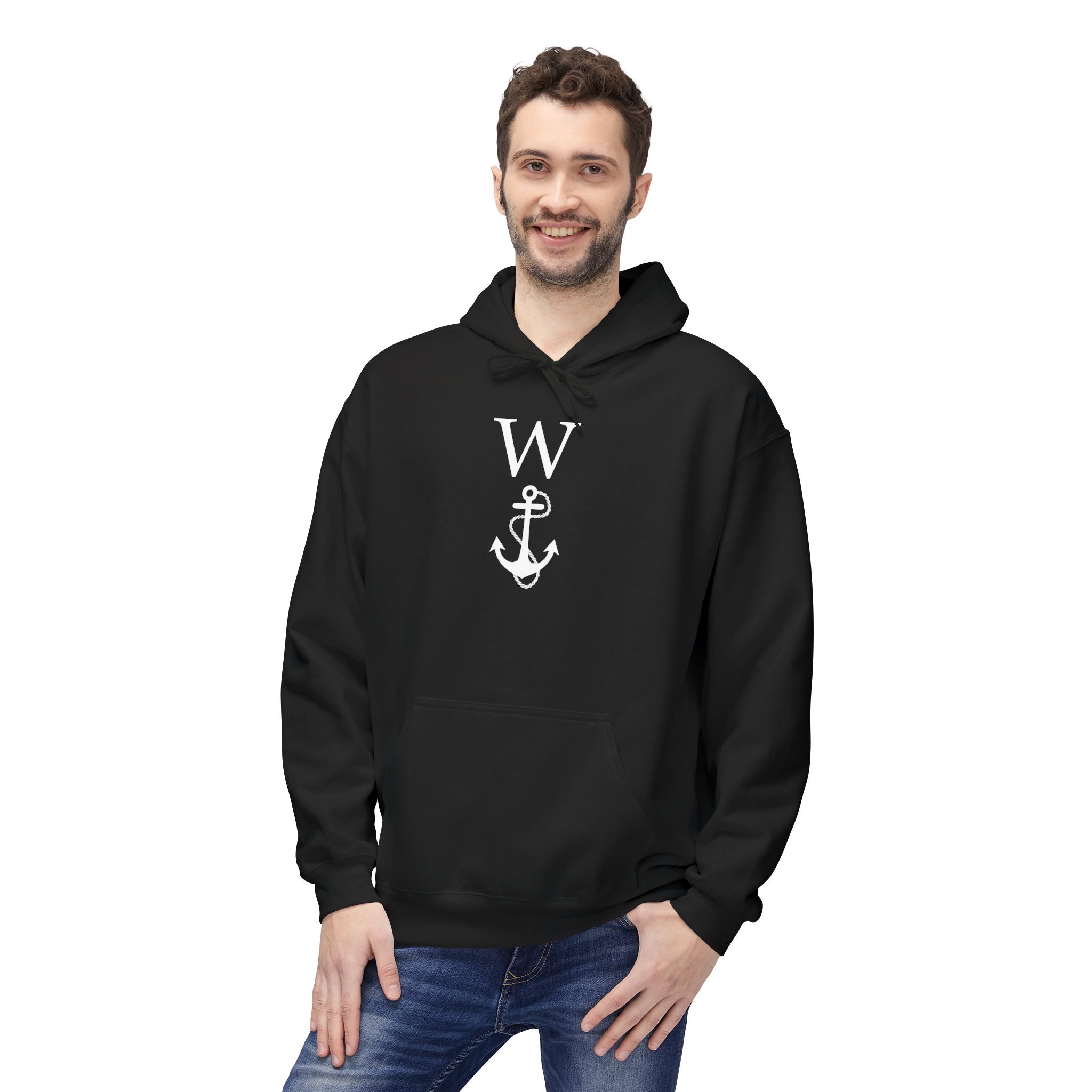 W Anchor "Wanker" Hoodie | Nautical Humor Tee