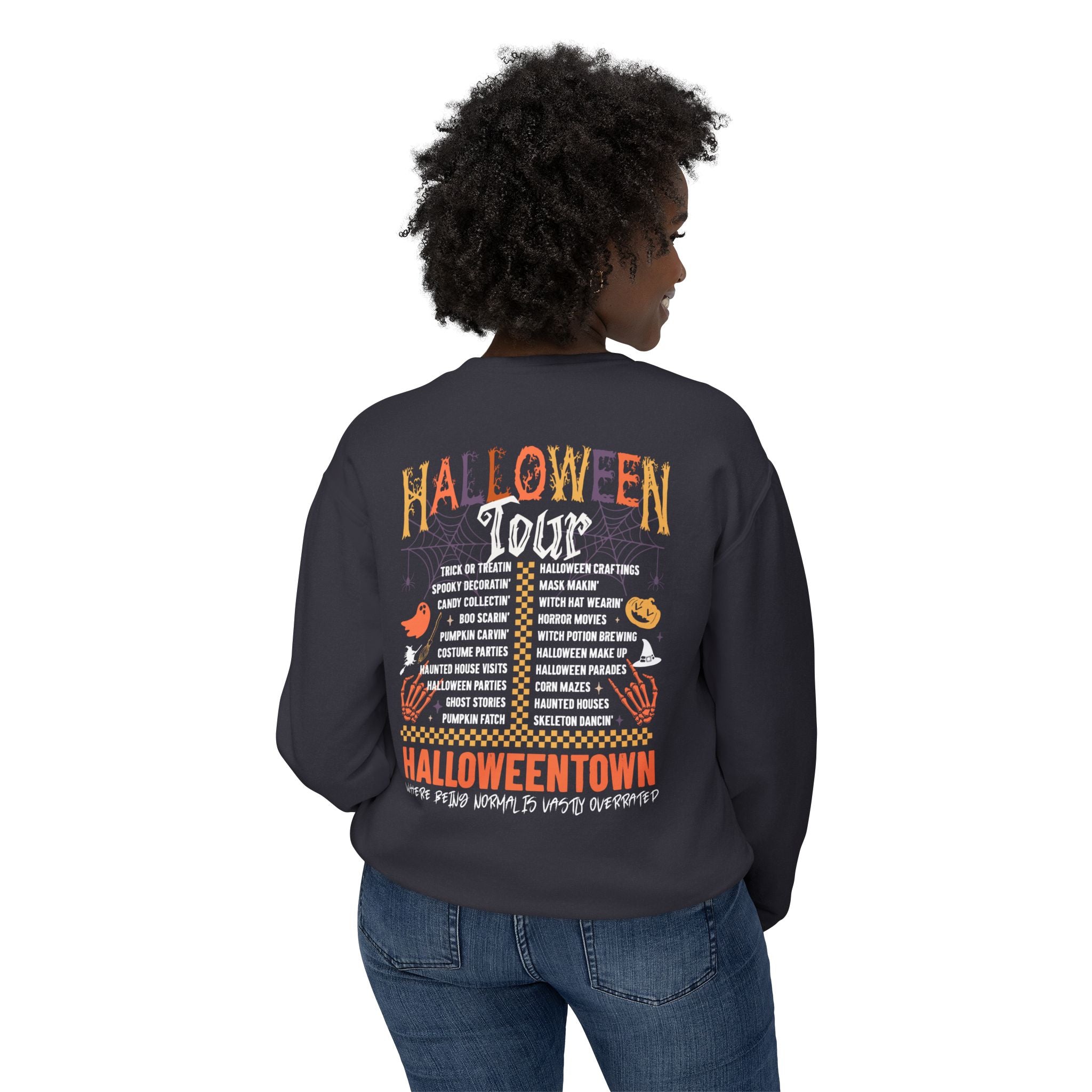 Halloween Tour Crewneck Sweatshirt - Deez Teez