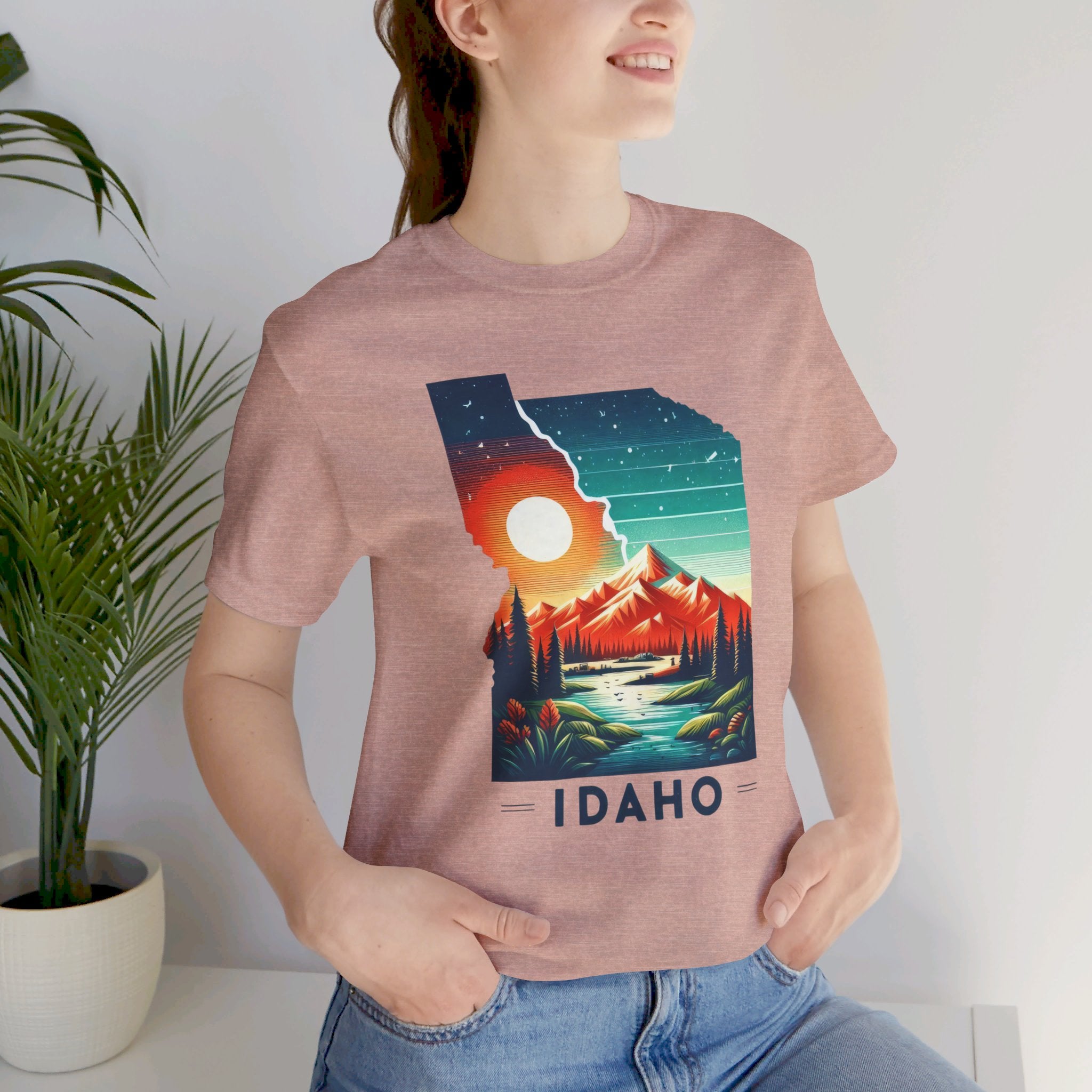 Idaho State Pride T-Shirt | State of Idaho Graphic T-Shirt - Deez Teez