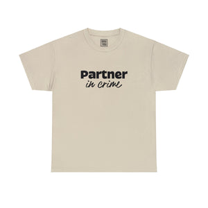 Dynamic Duo 'Partner in Crime' Couples T-Shirt | Companions Tees - Deez Teez