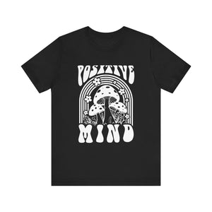 Positive Mind Graphic T-Shirt | Mindful Muscaria Tee - Deez Teez