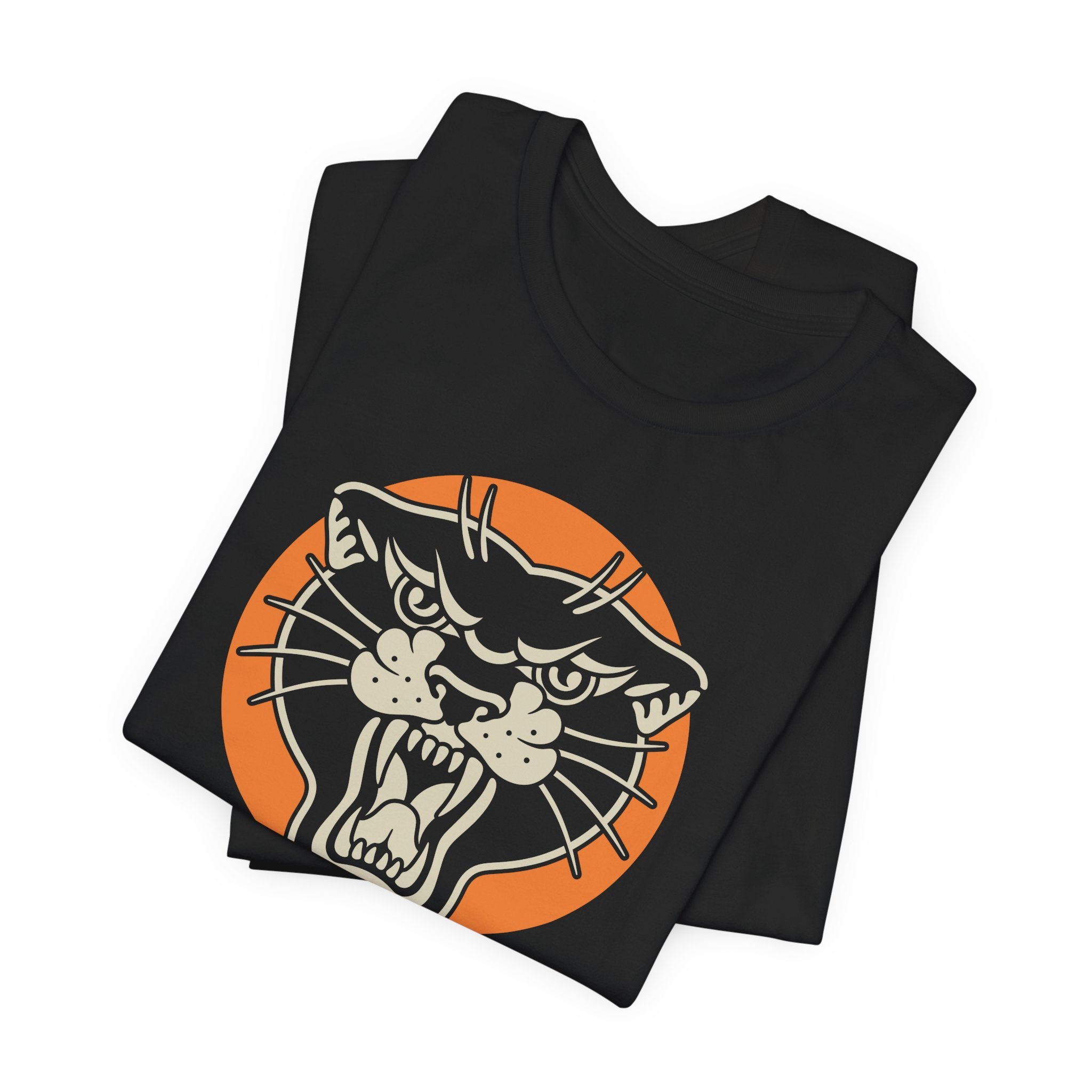 Black Panther Traditional Tattoo Flash T-shirt