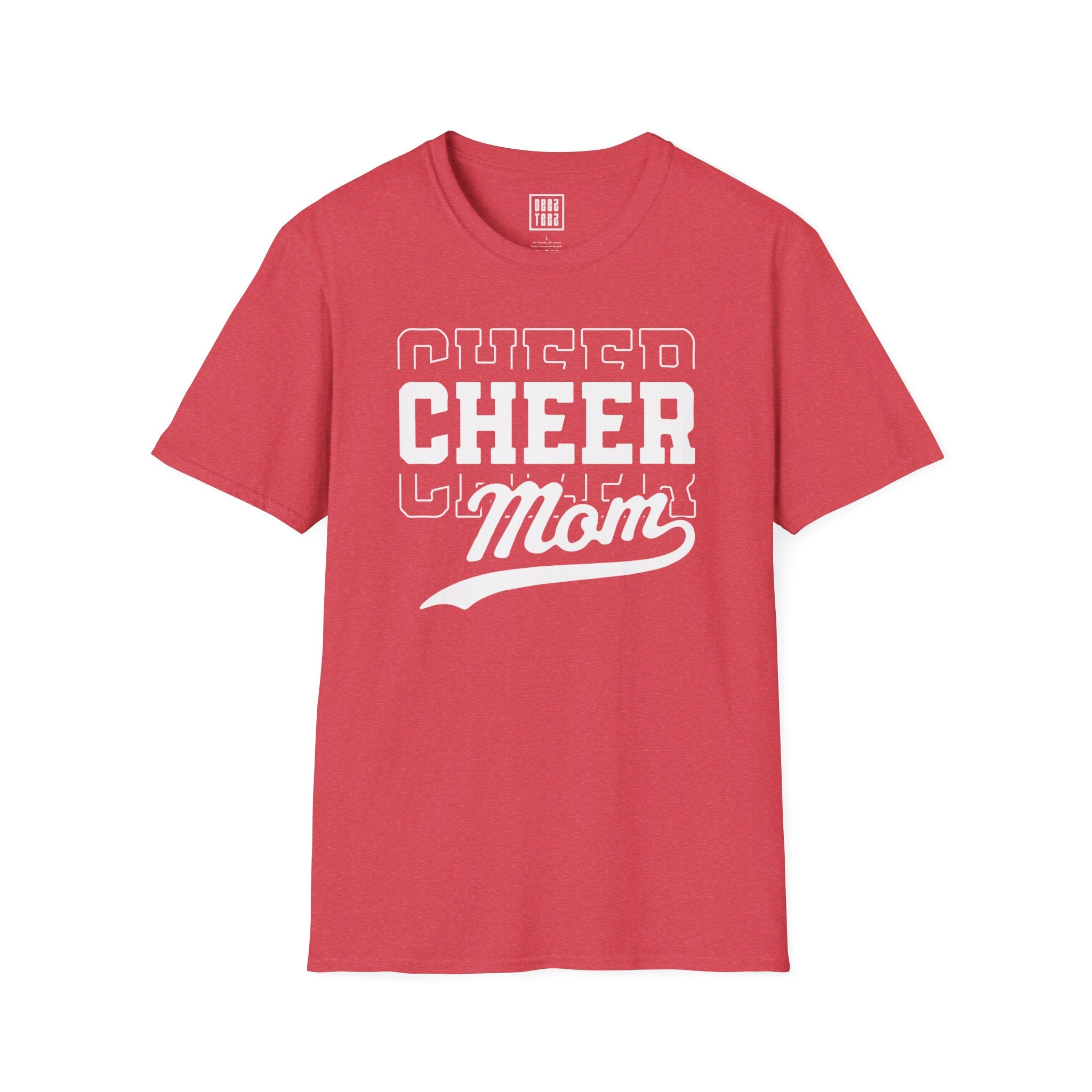 'Cheer Mom' Athlete Advocate T-Shirt | Gift For Cheerleading Parent - Deez Teez