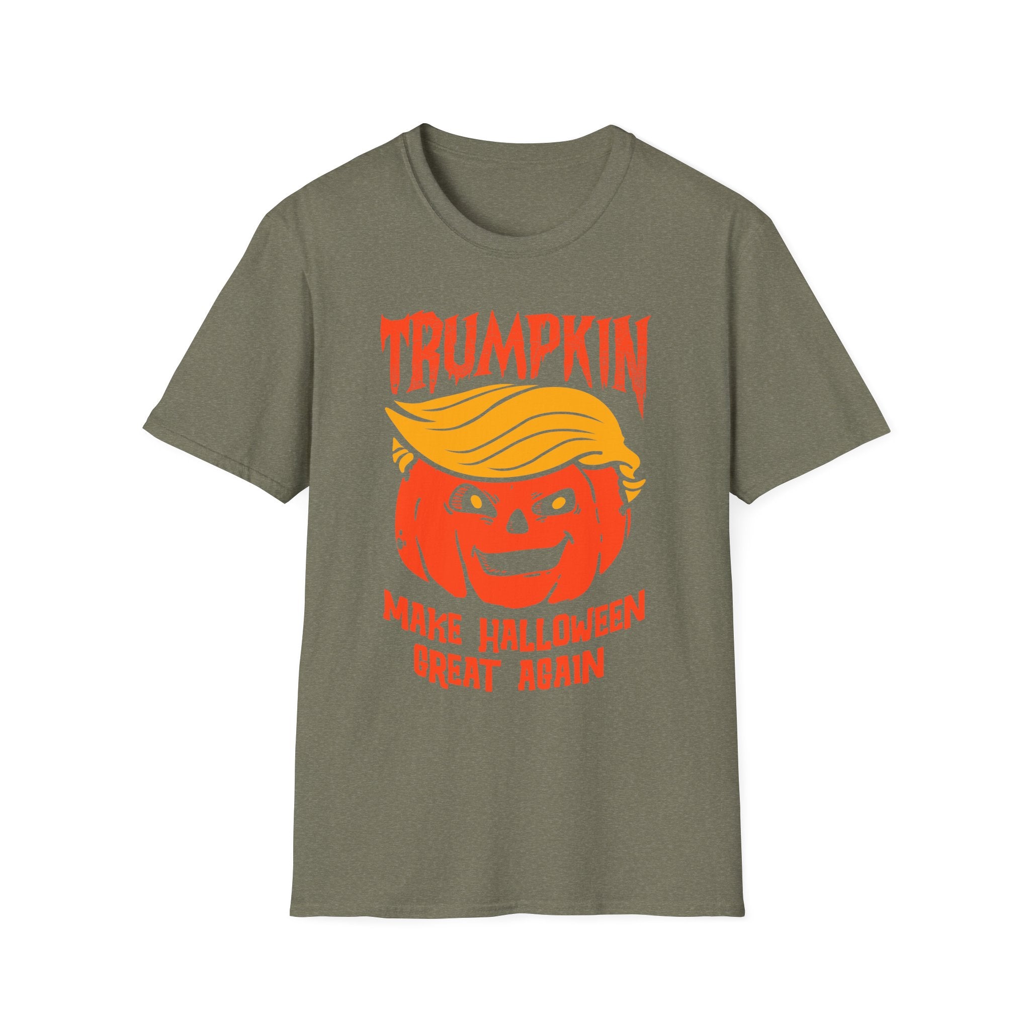 Trumpkin: Make Halloween Great Again Tee | Combover Pumpkin Donald Trump T-Shirt