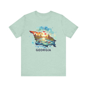 Georgia State Pride T-Shirt | State of Georgia Graphic Tee - Deez Teez