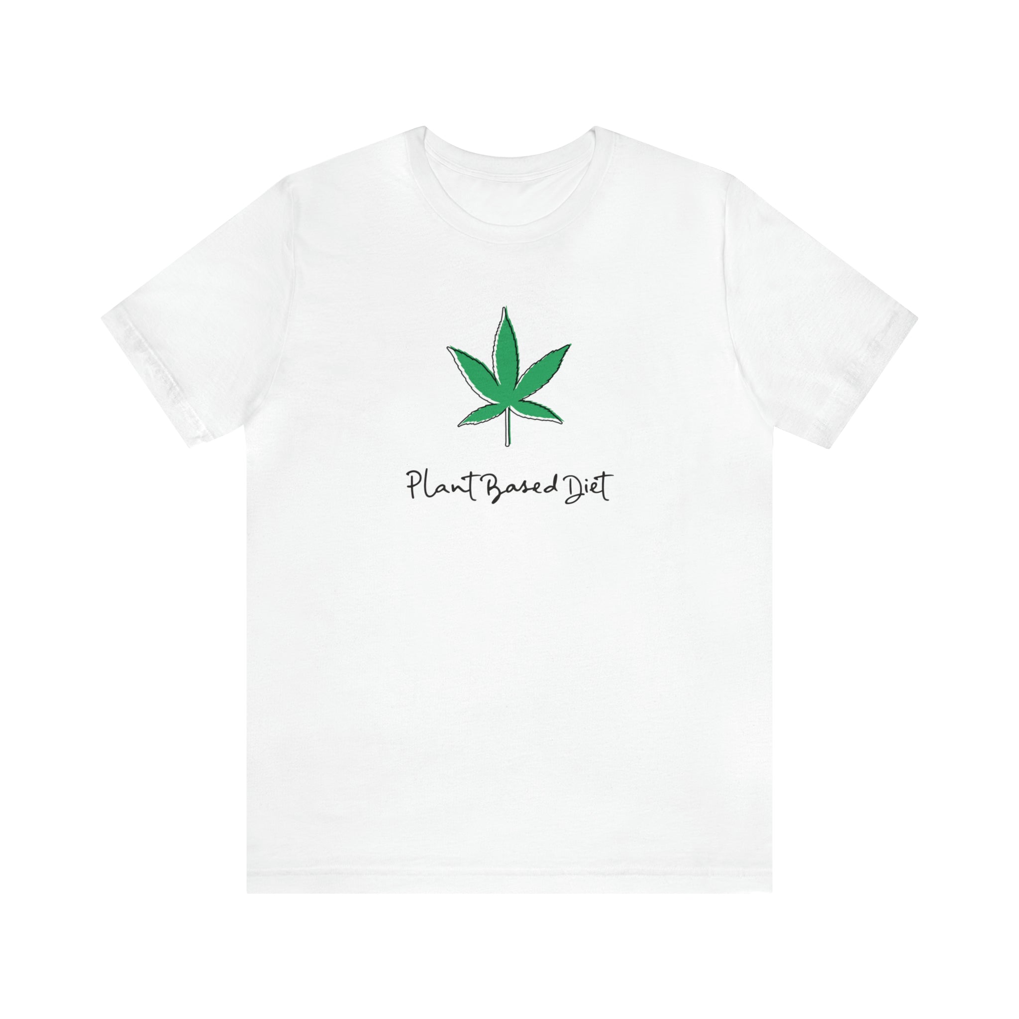 Plant Based Diet Cannabis T-Shirt - Deez Teez