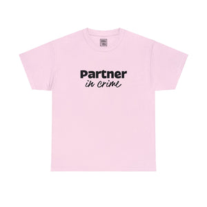 Dynamic Duo 'Partner in Crime' Couples T-Shirt | Companions Tees - Deez Teez