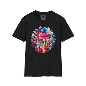 Psychedelic Mushroom Graphic T-Shirt | Trippy Fungi Tee - Deez Teez