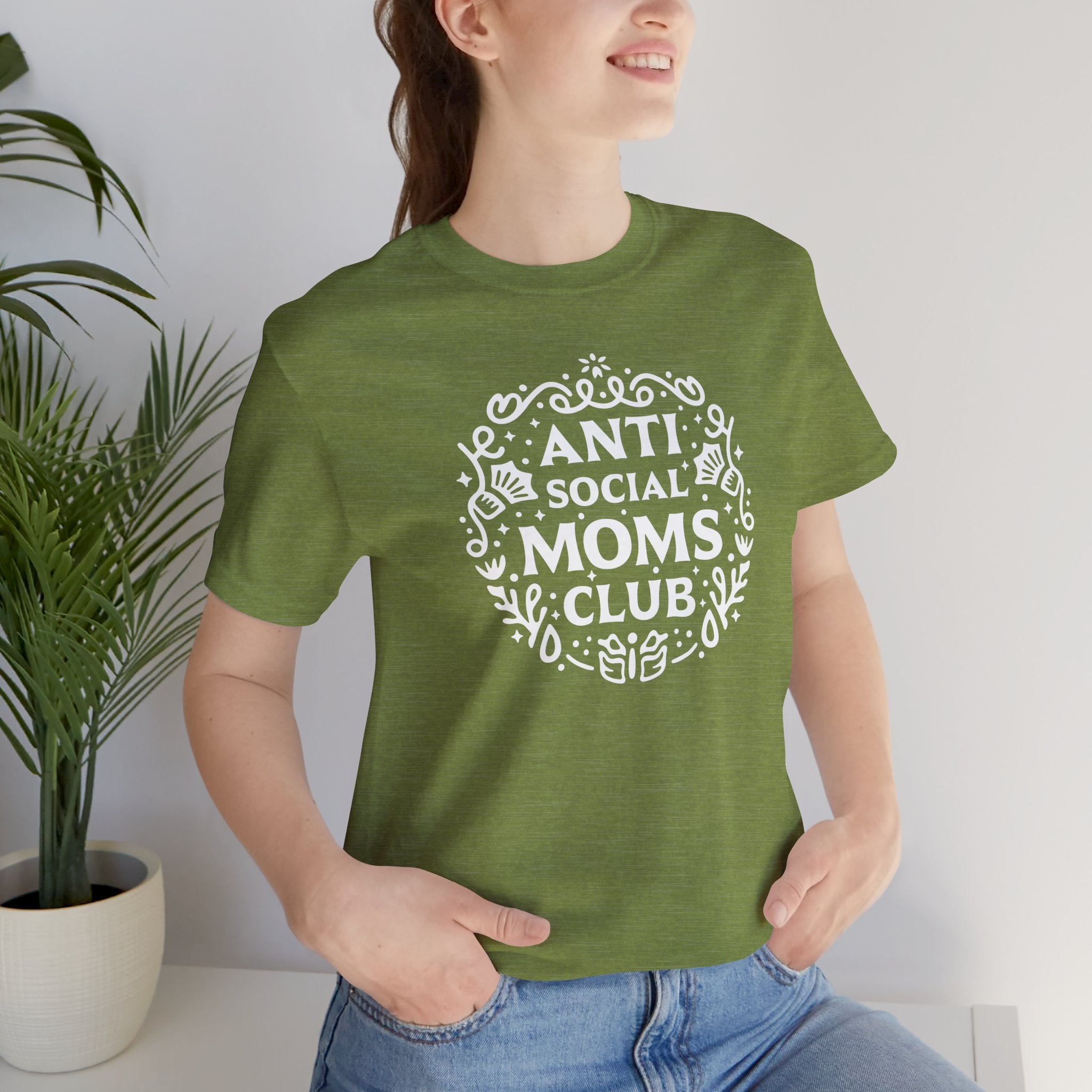 Anti-Social Moms Club T-Shirt | Funny Introvert Mom Tee