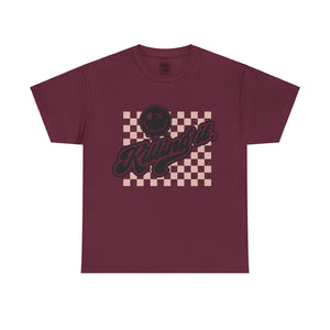 Checkered 'Killin' It' Smiley Face T-Shirt - Deez Teez