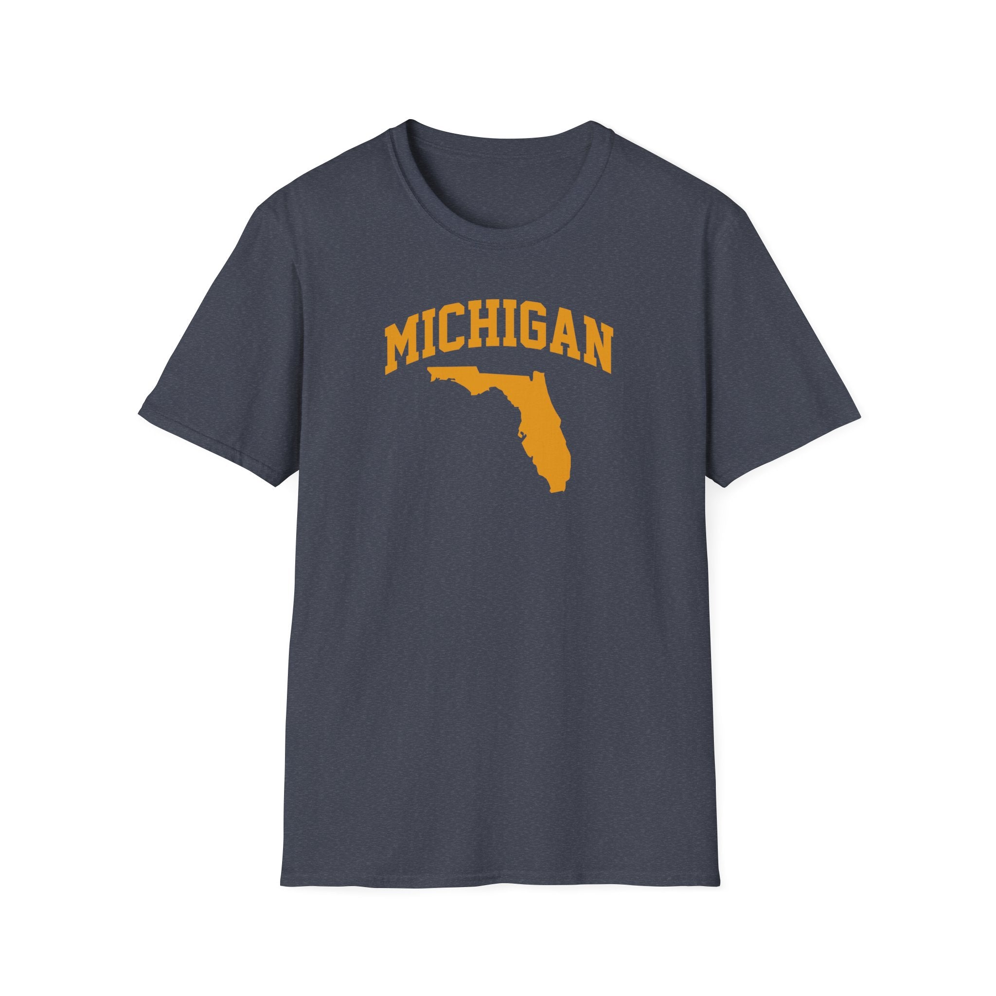 Michigan/Florida Snowbird Satire T-Shirt | Winter Migration Tee