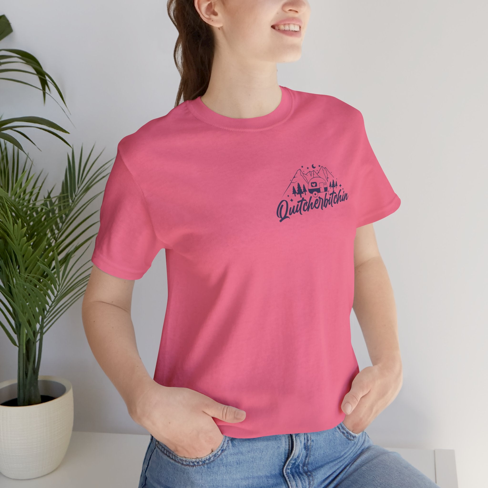 Camp Quitcherbitchin T-Shirt | Happy Camper Tee - Deez Teez