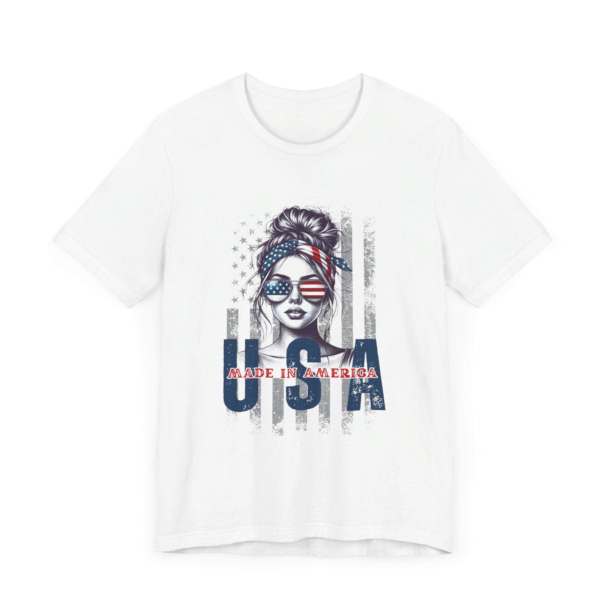 USA: Made in America Graphic T-Shirt | American Pride with a Stylish Twist - Deez Teez