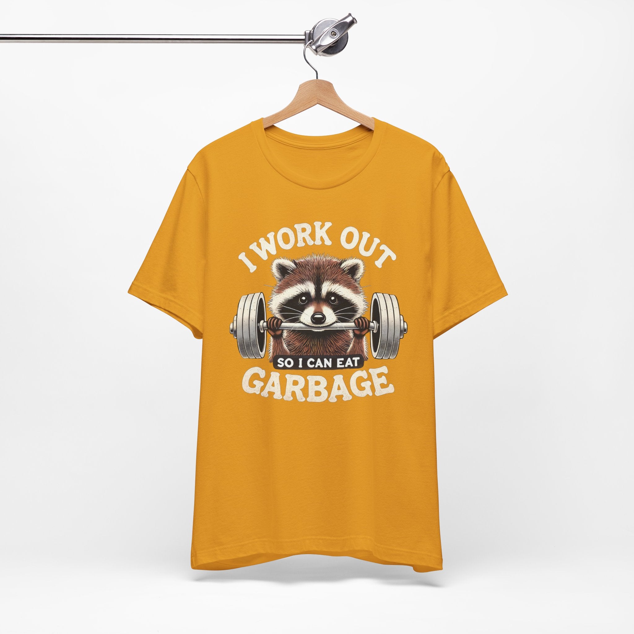 I Work Out So I Can Eat Garbage T-Shirt | Cheat Day Tee - Deez Teez